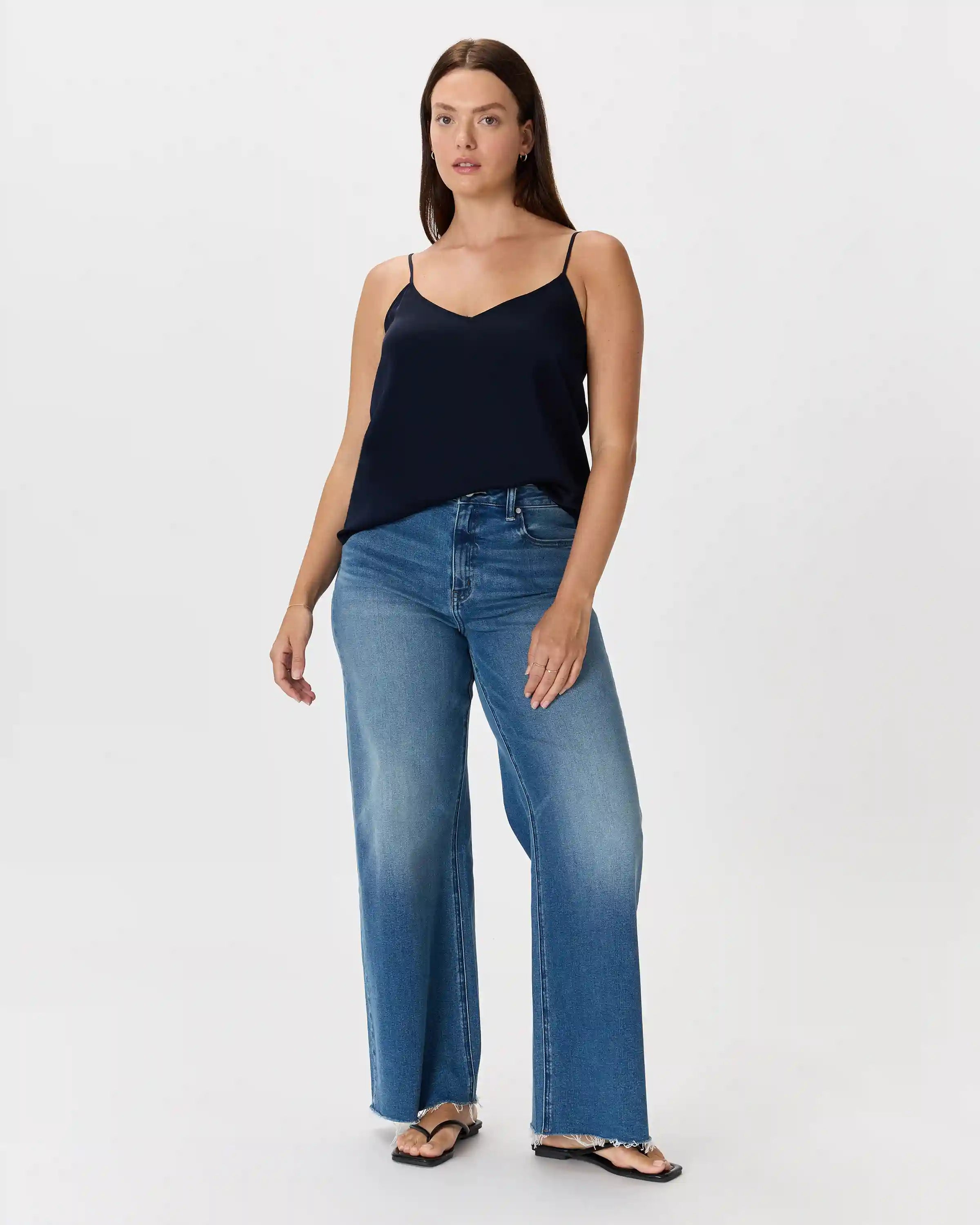 Bella Stretch Wide Leg Jeans
