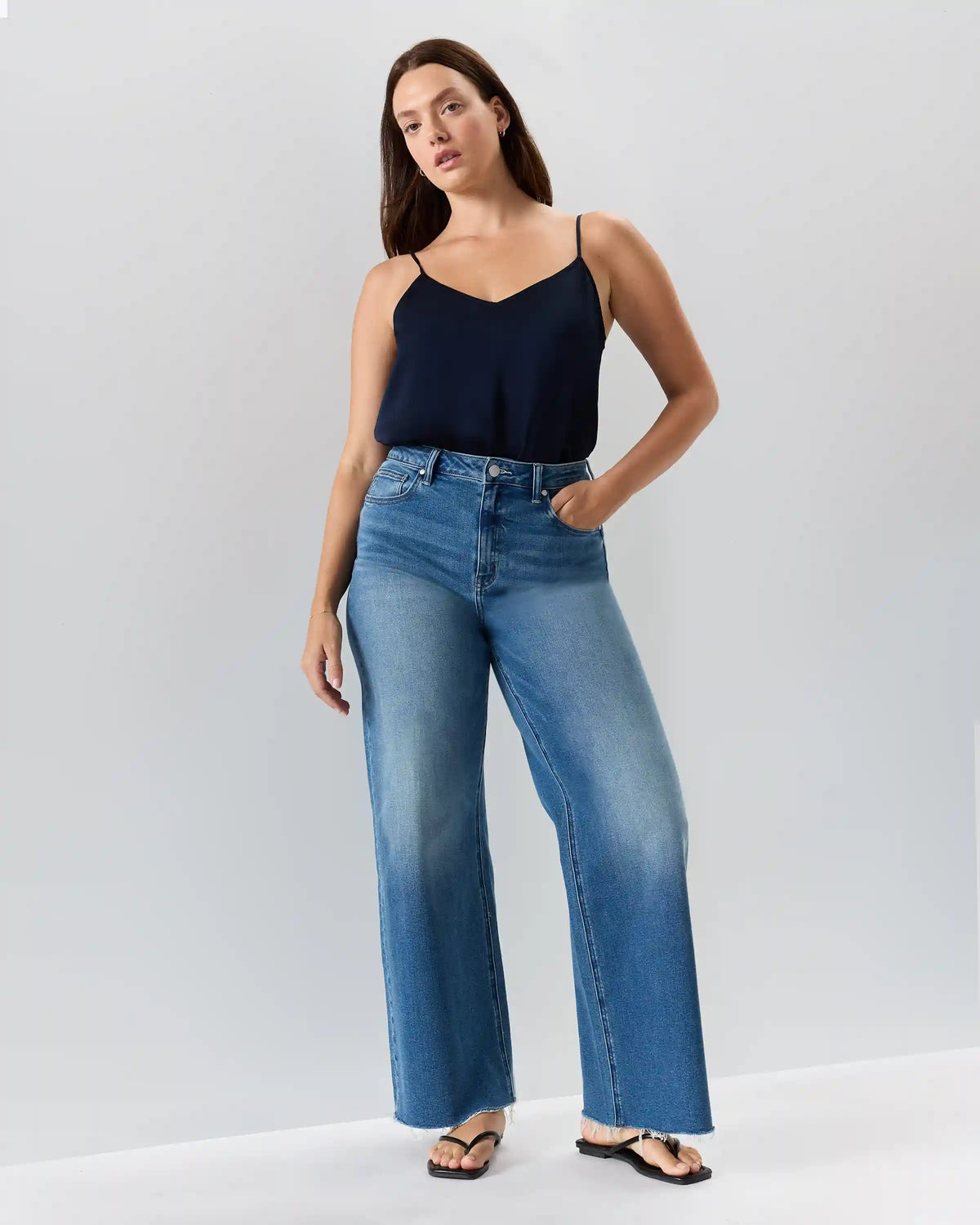 Bella Stretch Wide Leg Jeans