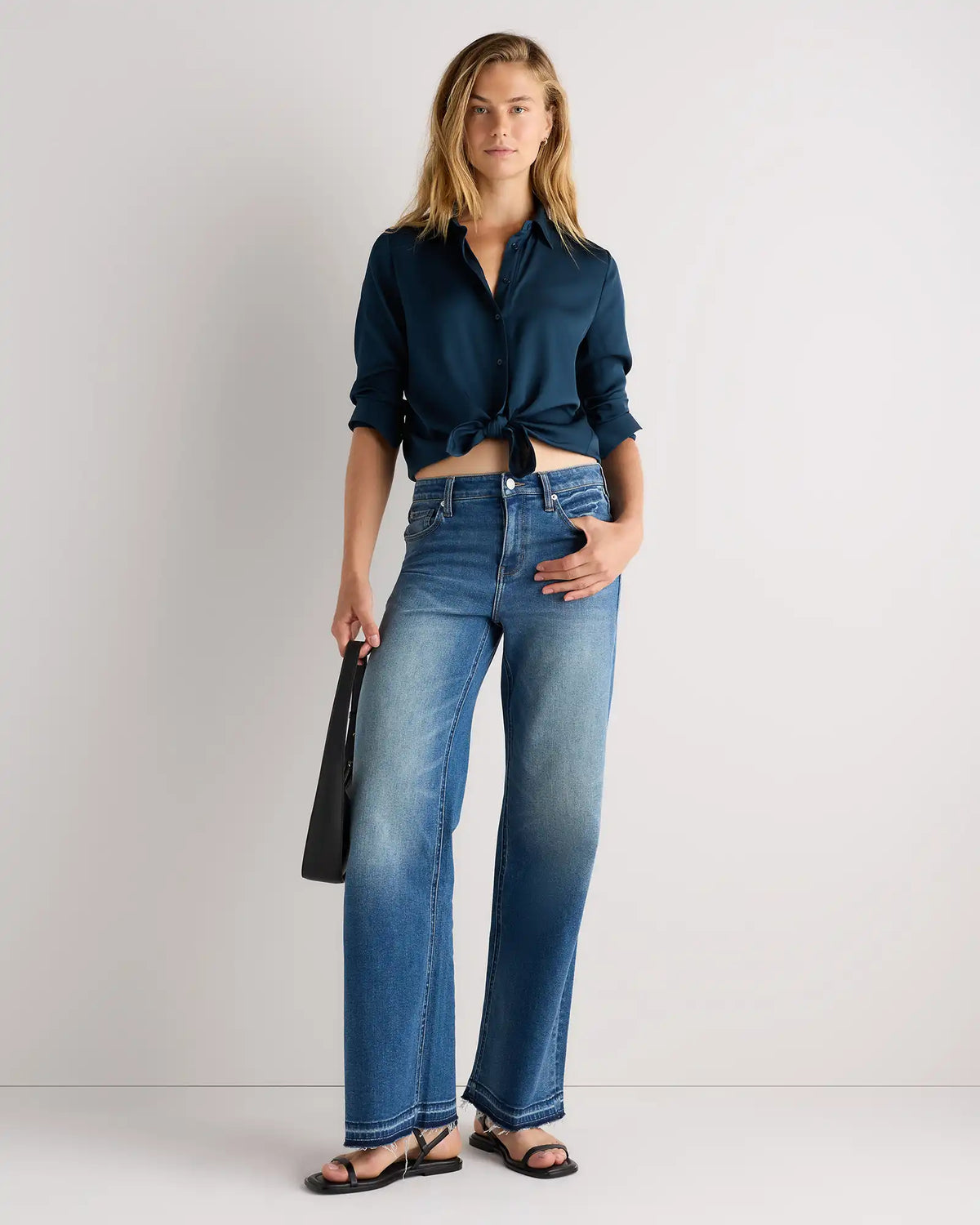 Bella Stretch Wide Leg Jeans