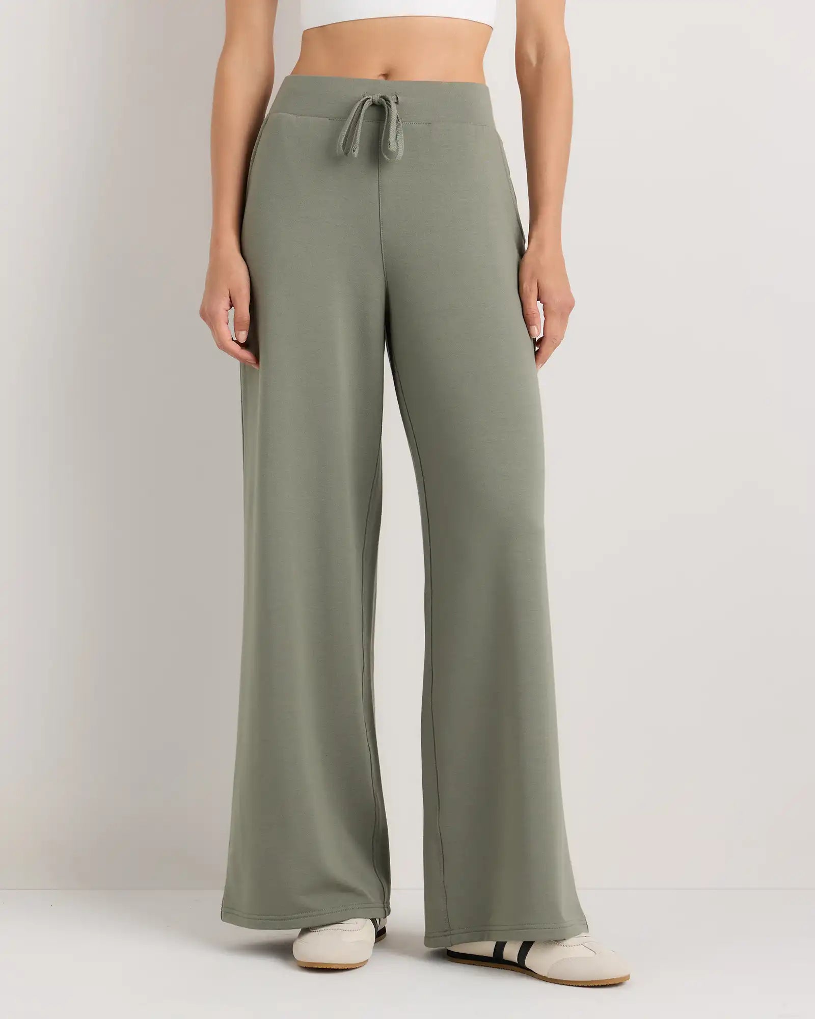 SuperSoft Fleece Wide Leg Pants