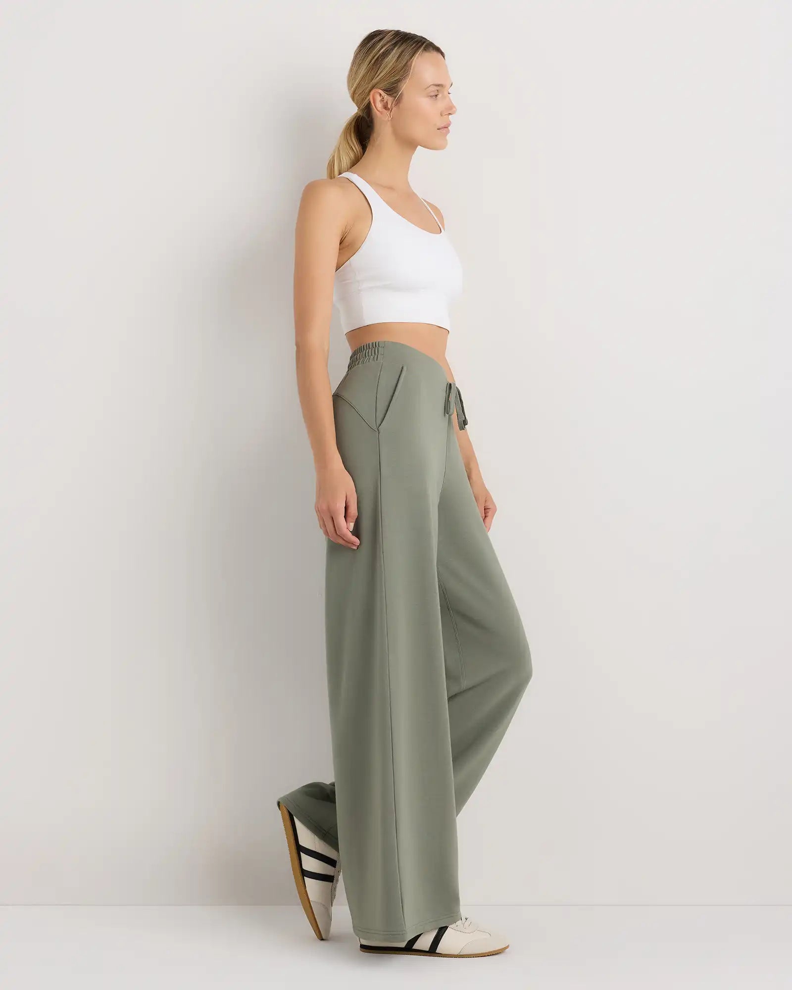 SuperSoft Fleece Wide Leg Pants