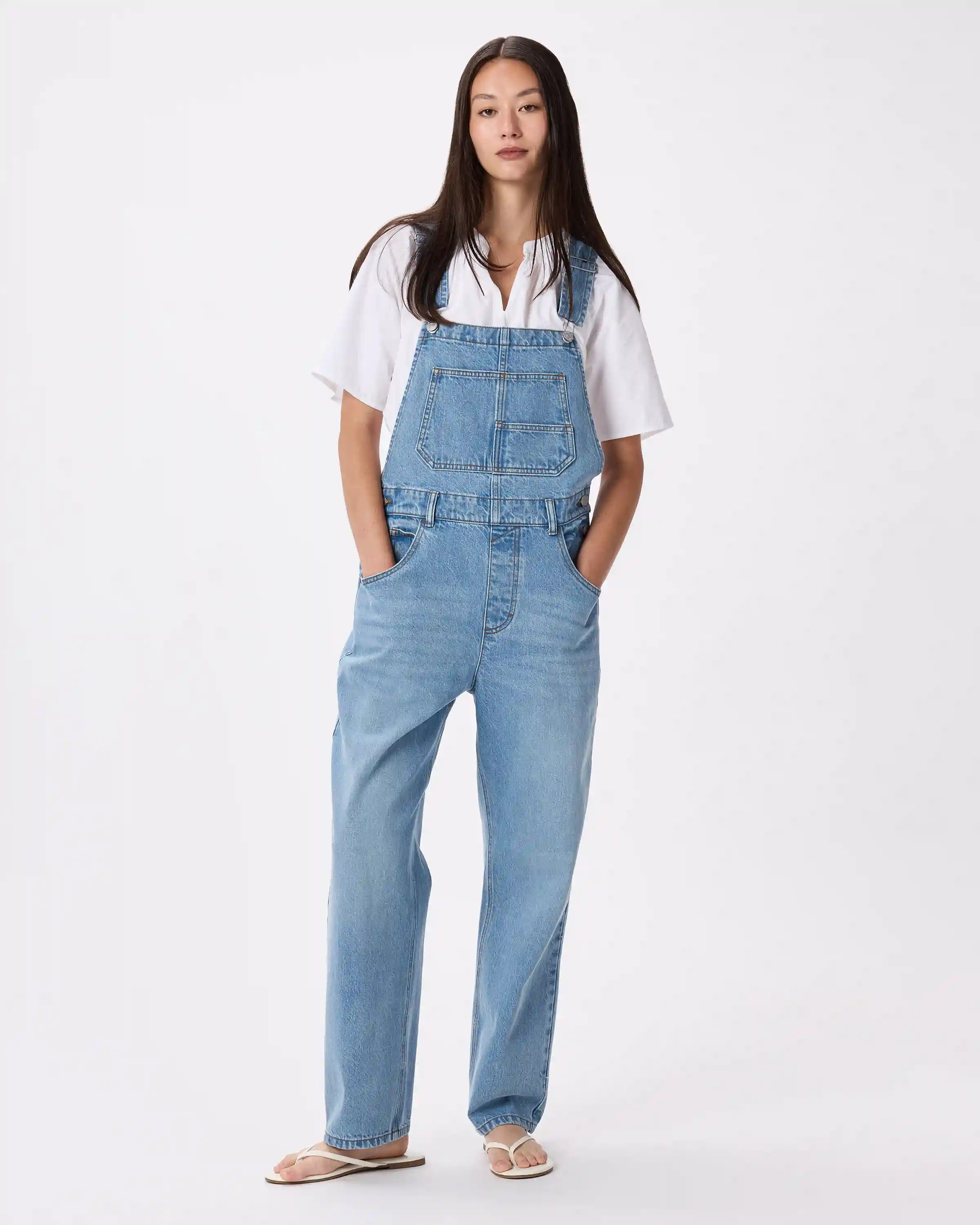 100% Organic Denim Overalls