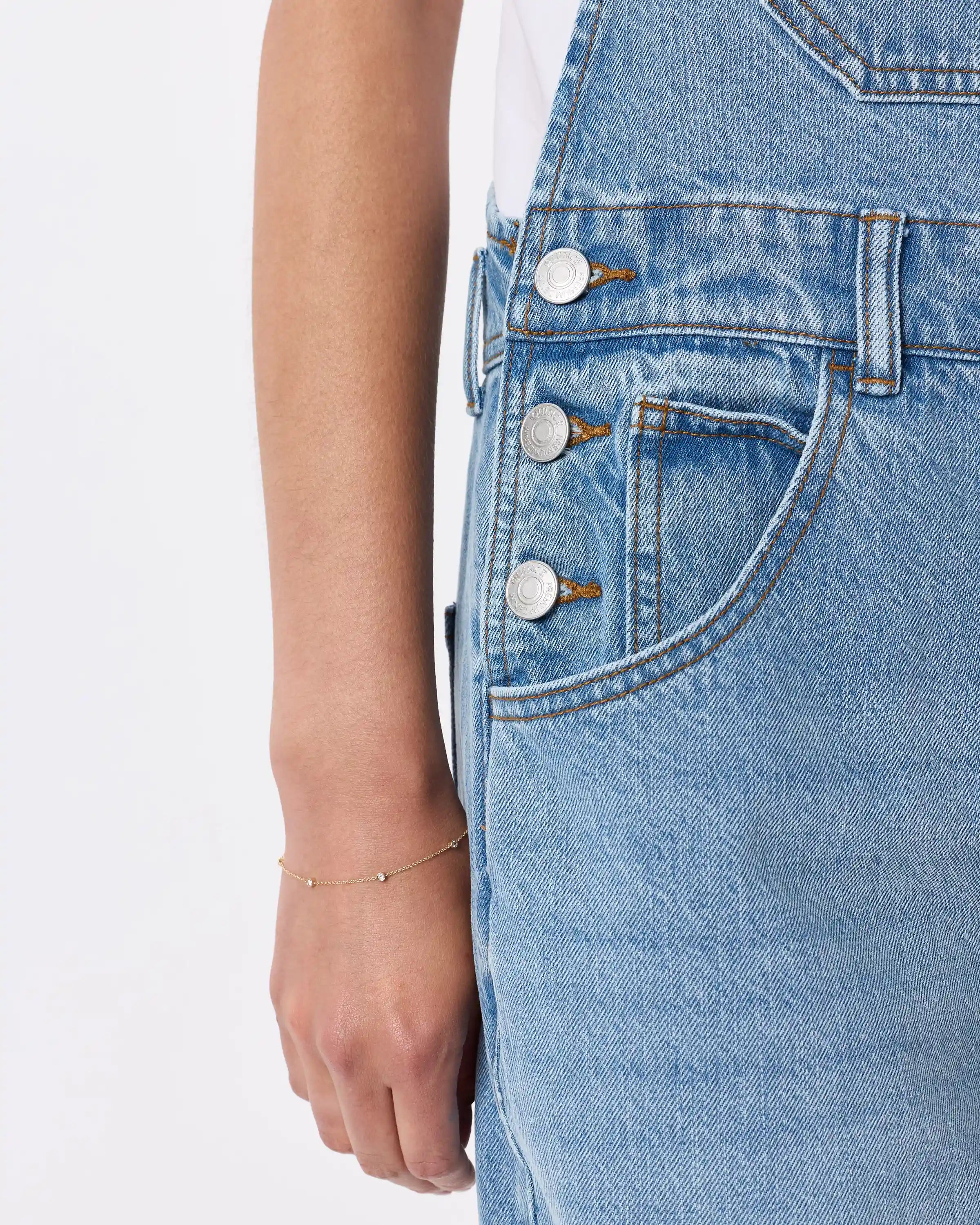 100% Organic Denim Overalls