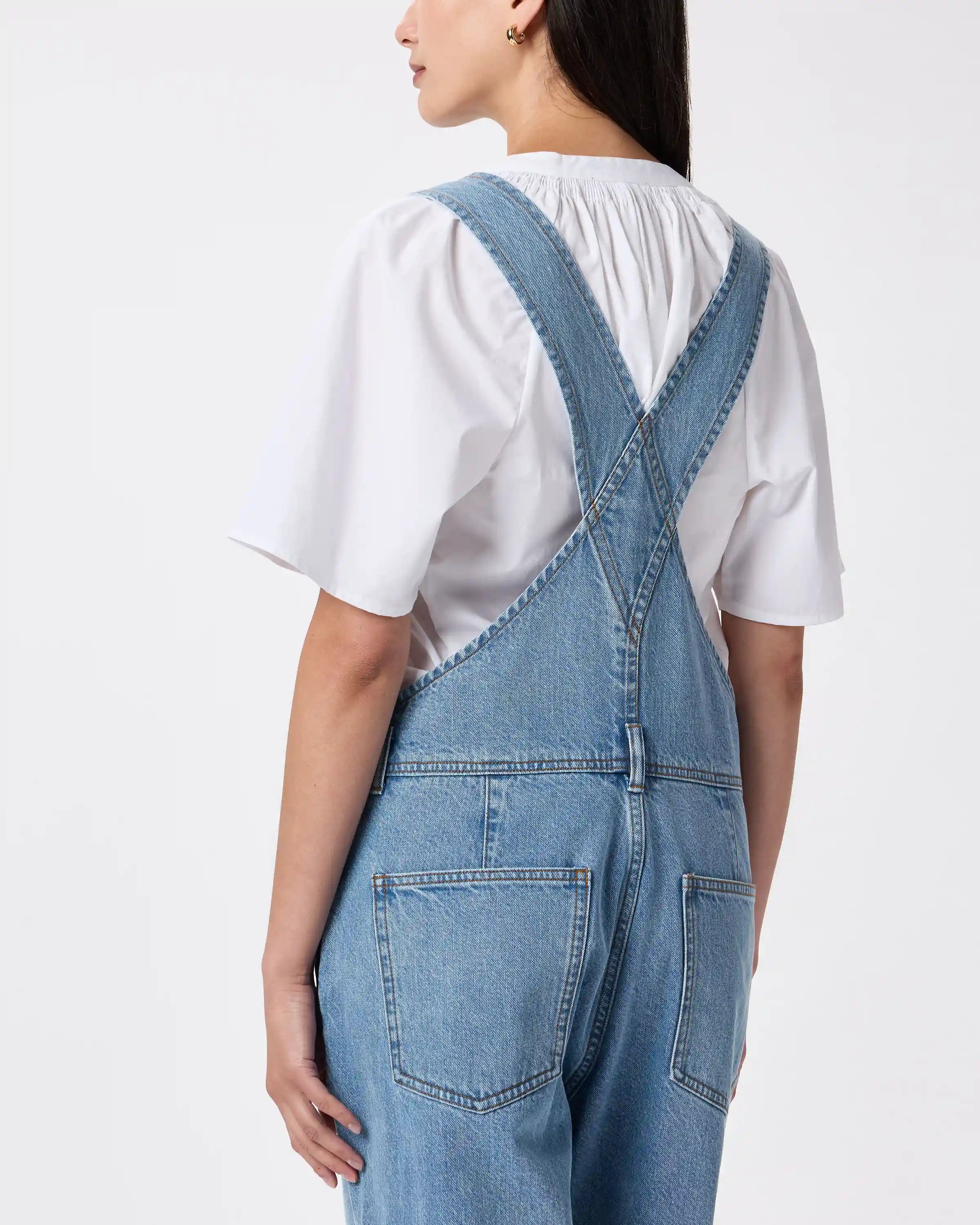 100% Organic Denim Overalls