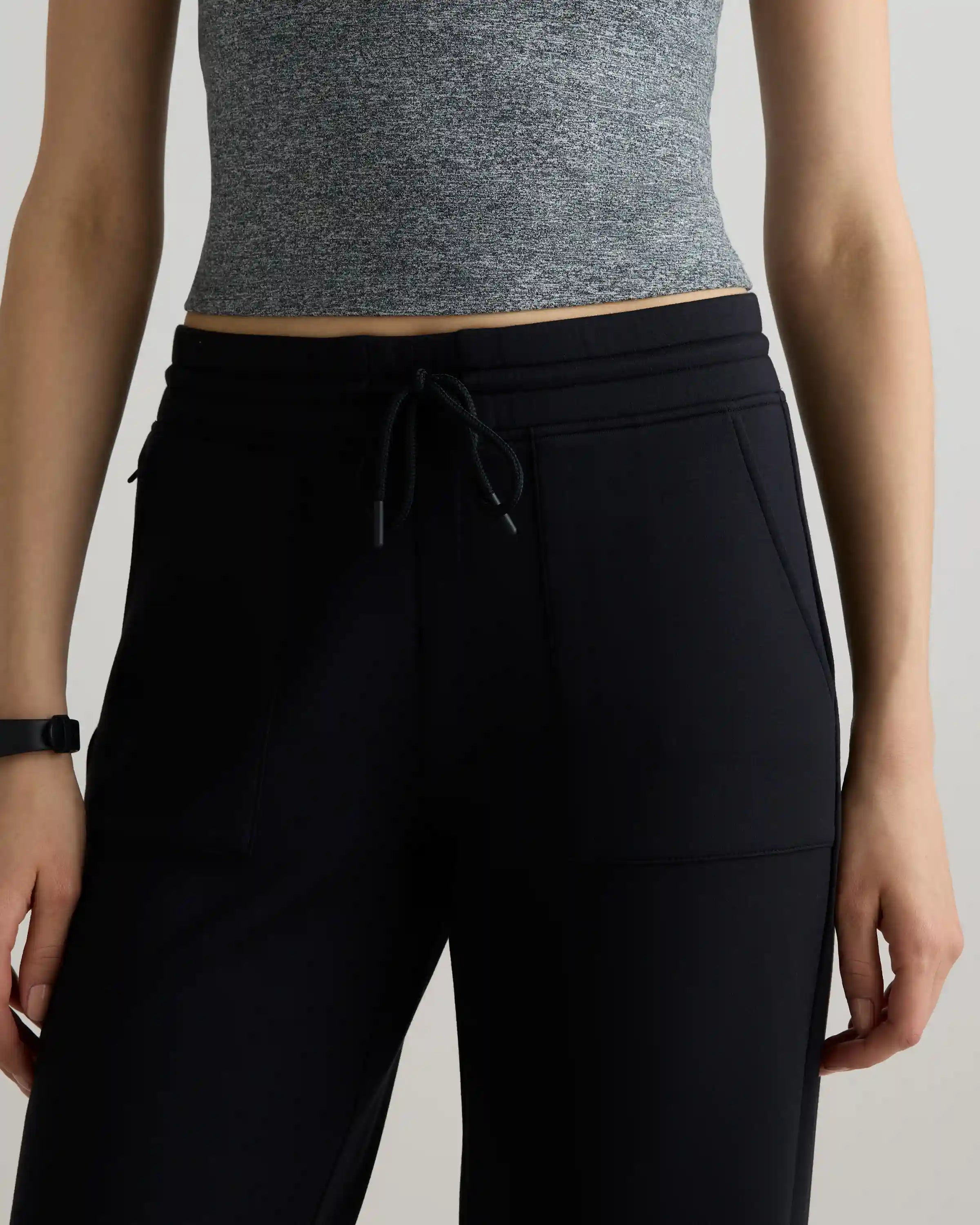 CloudComfort High-Rise Cropped Sweatpants