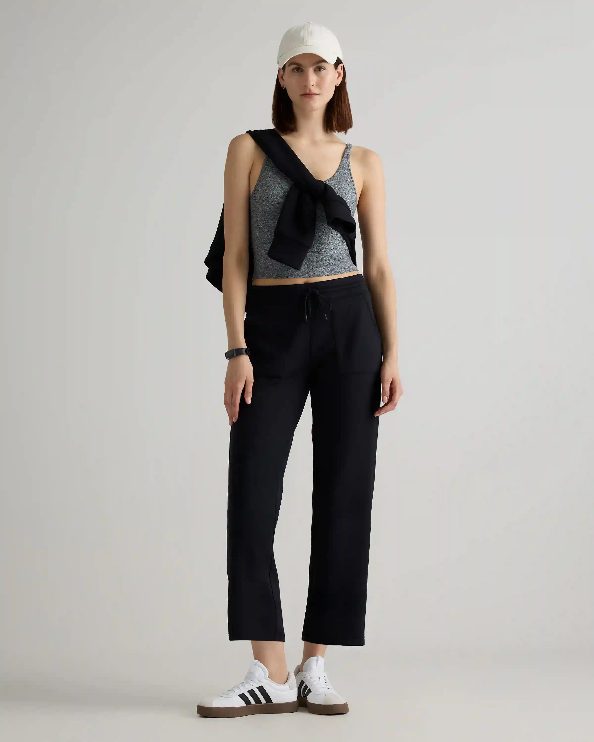 CloudComfort High-Rise Cropped Sweatpants
