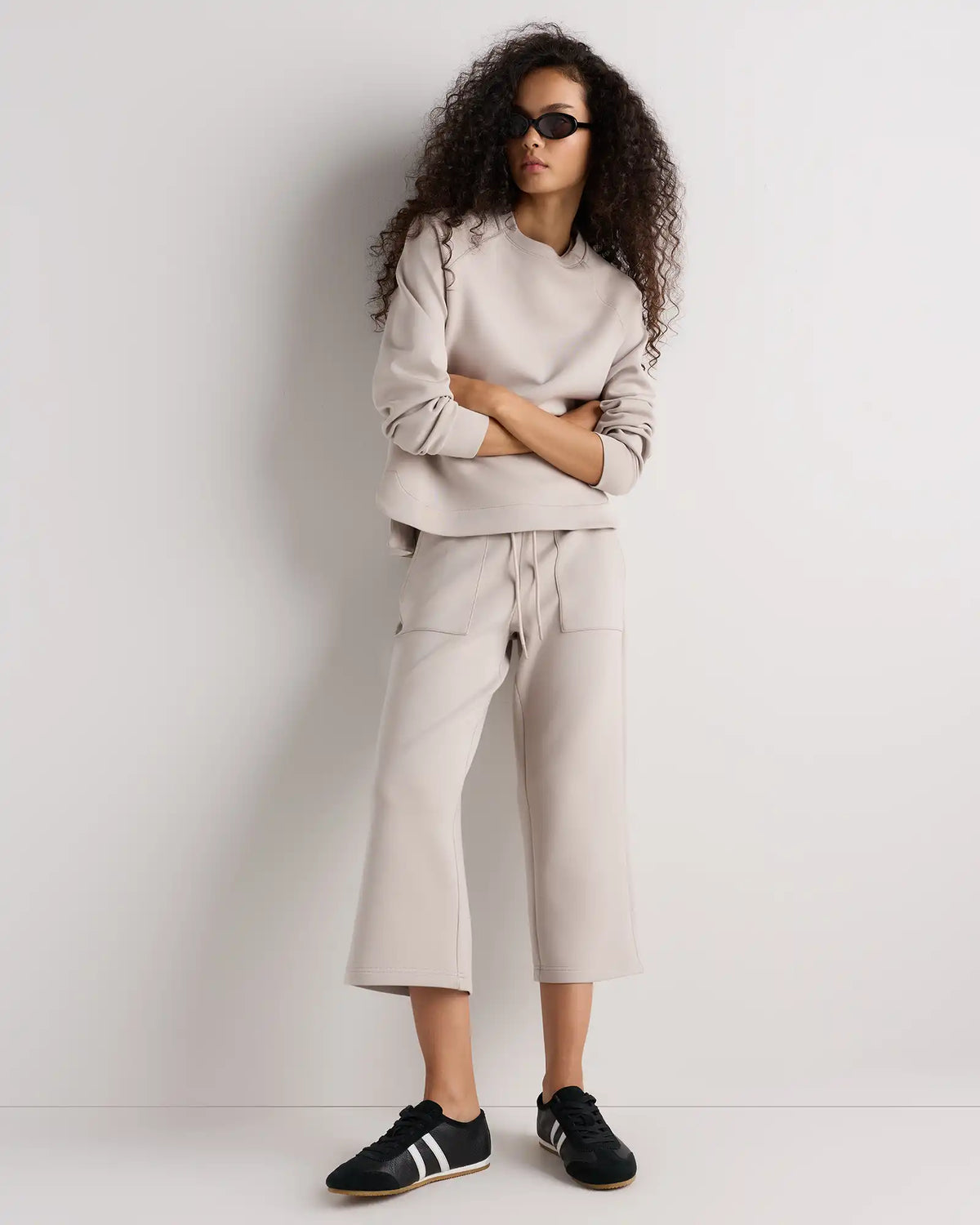 CloudComfort High-Rise Cropped Sweatpants