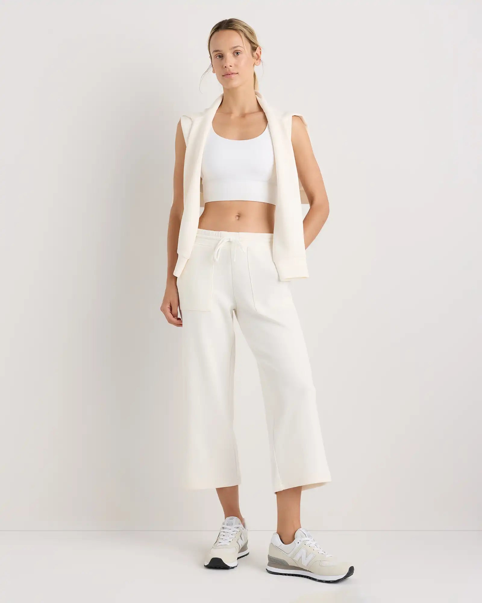 CloudComfort High-Rise Cropped Sweatpants