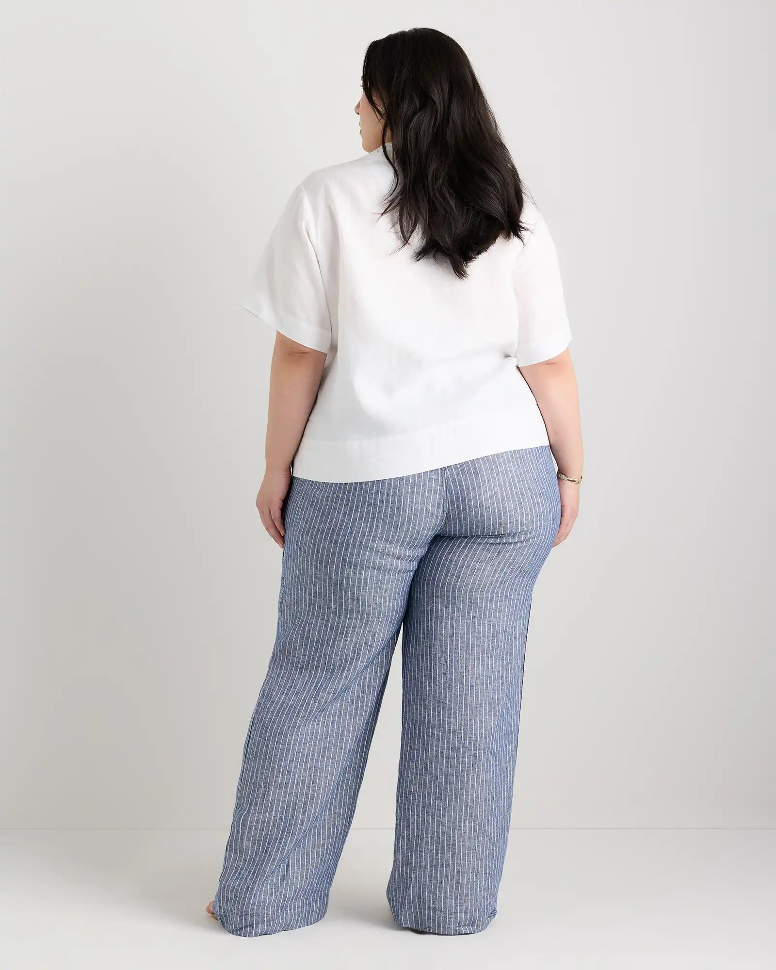 100% European Linen Wide Leg Pants