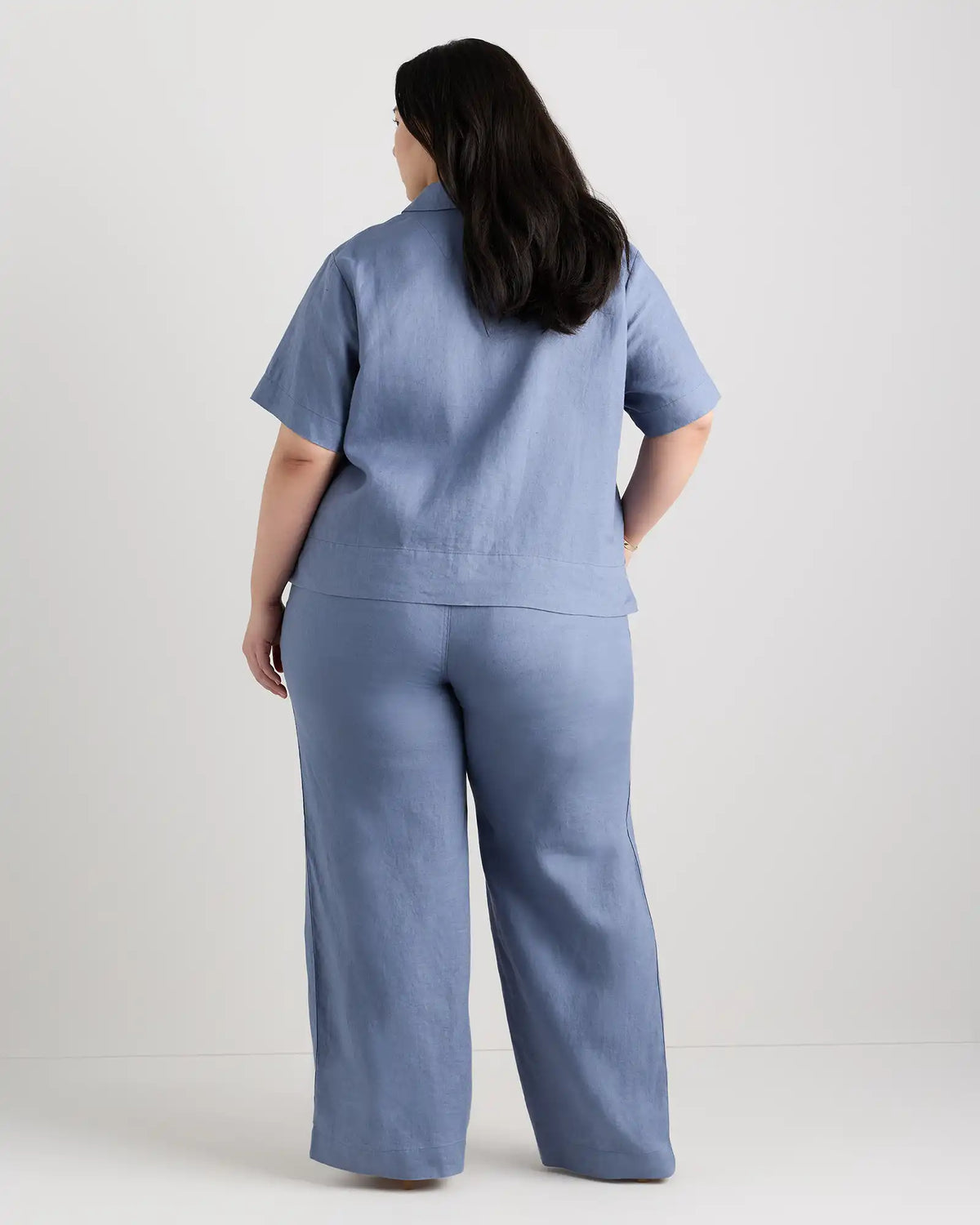 100% European Linen Wide Leg Pants
