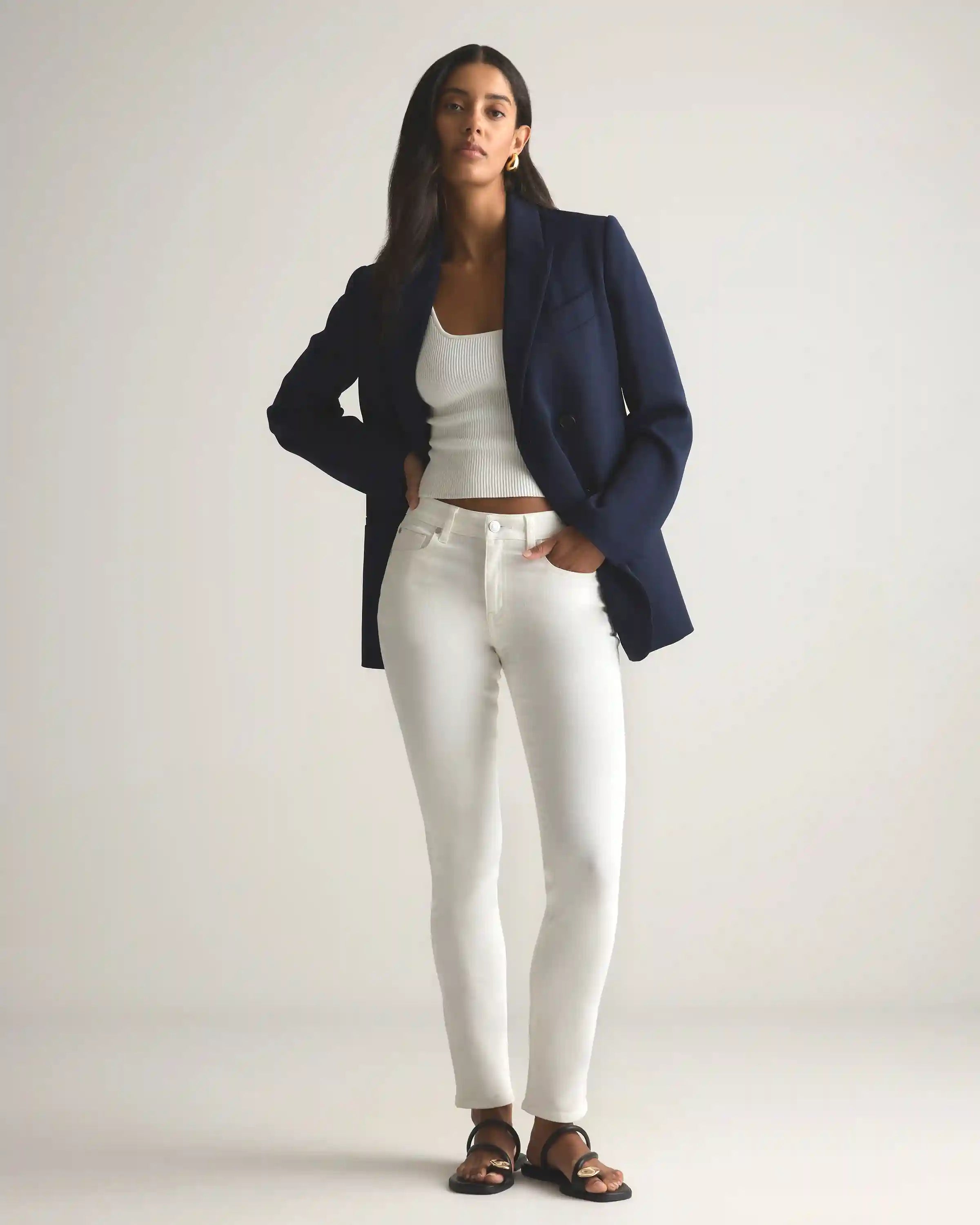 Luna Stretch Slim Straight Jeans