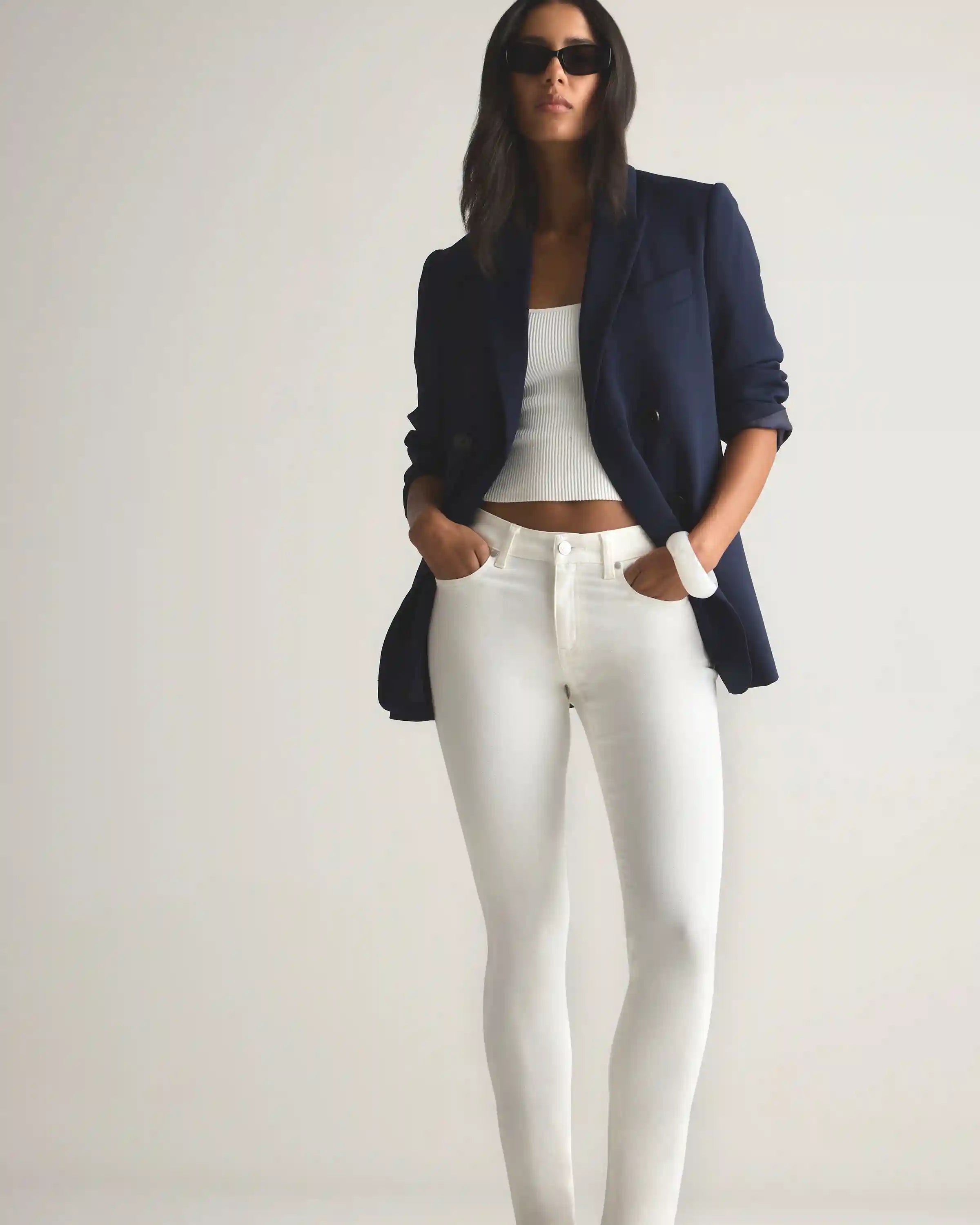 Luna Stretch Slim Straight Jeans