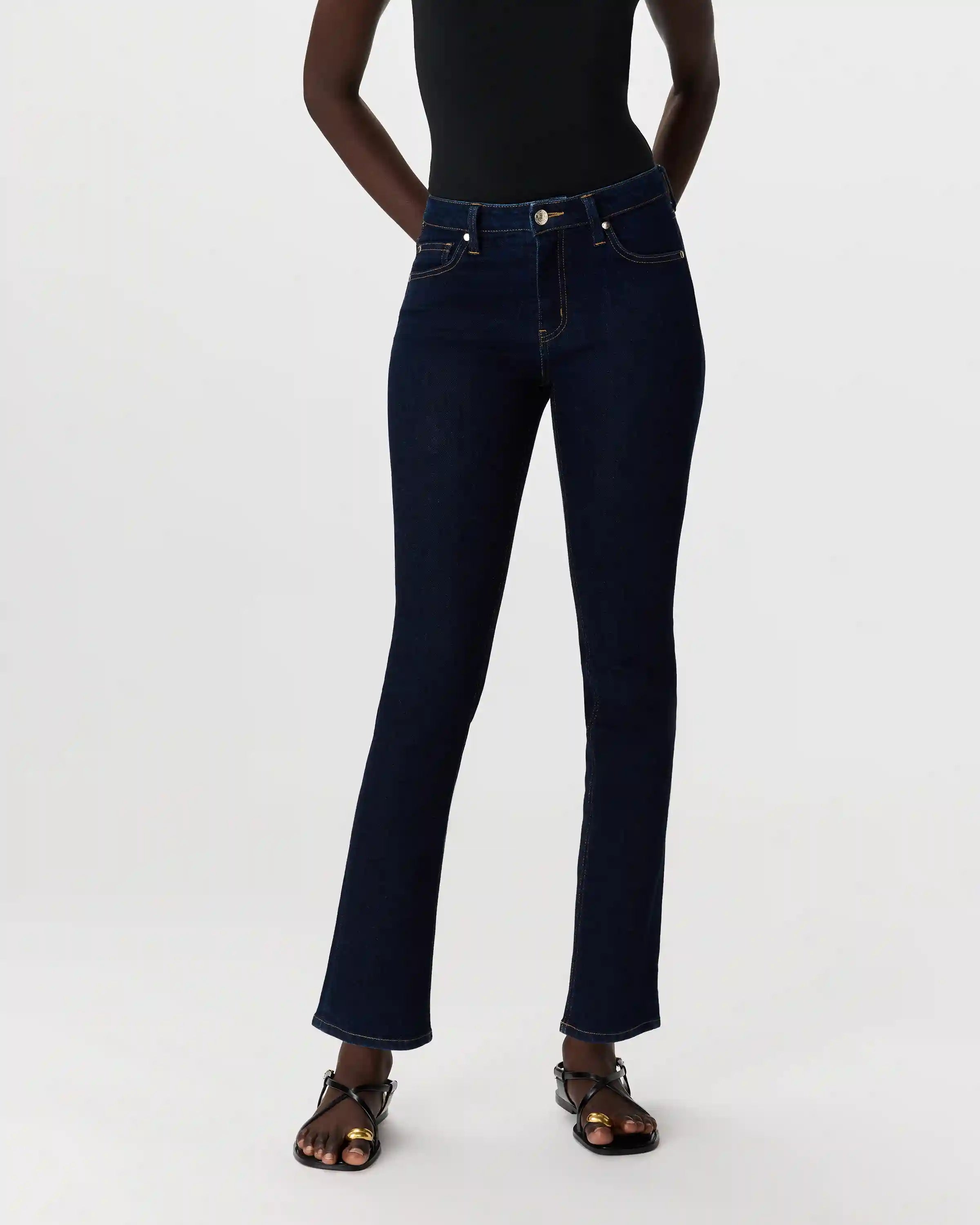 Luna Stretch Slim Straight Jeans