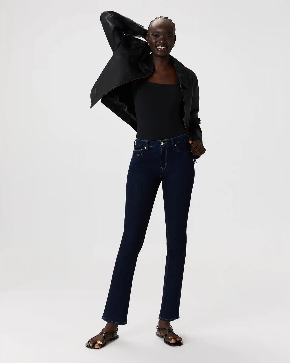 Luna Stretch Slim Straight Jeans