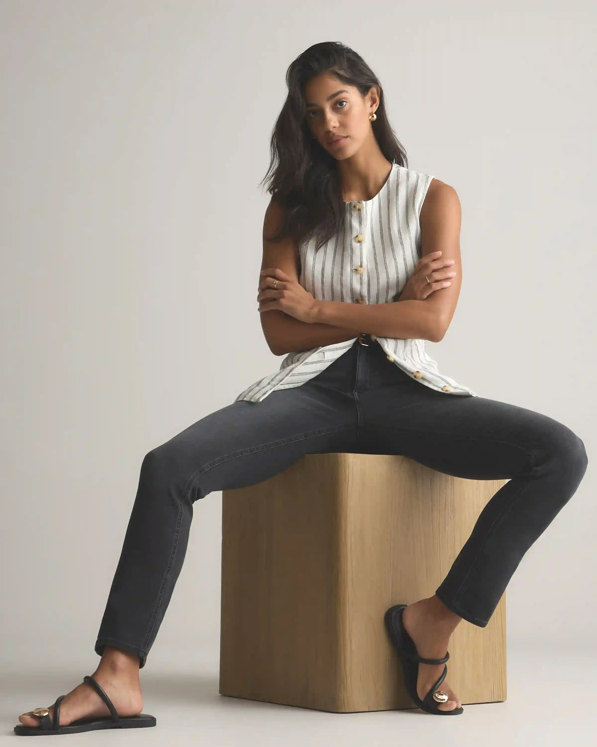 Luna Stretch Slim Straight Jeans