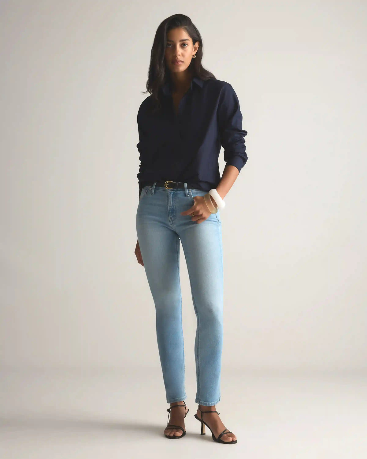 Luna Stretch Slim Straight Jeans