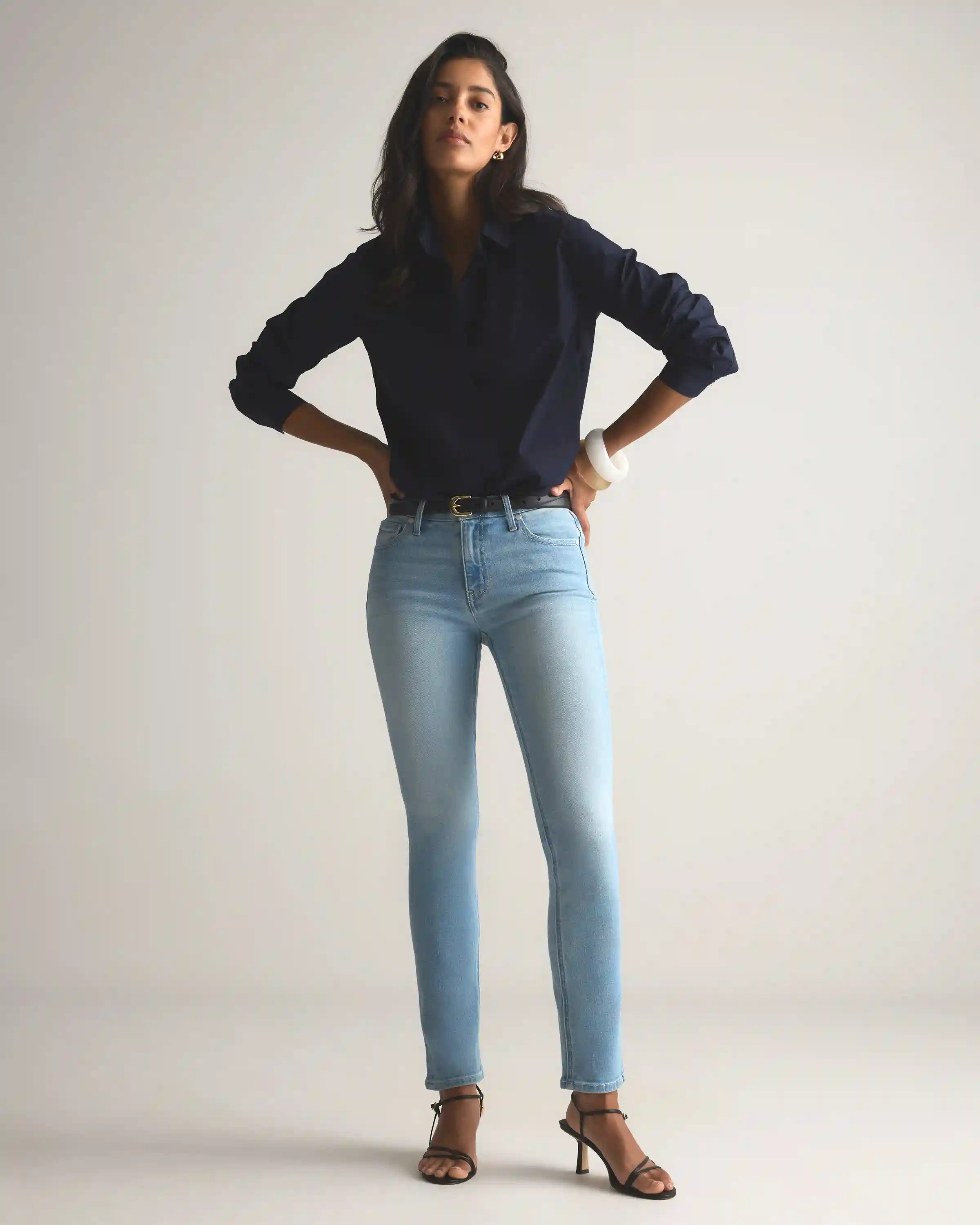 Luna Stretch Slim Straight Jeans