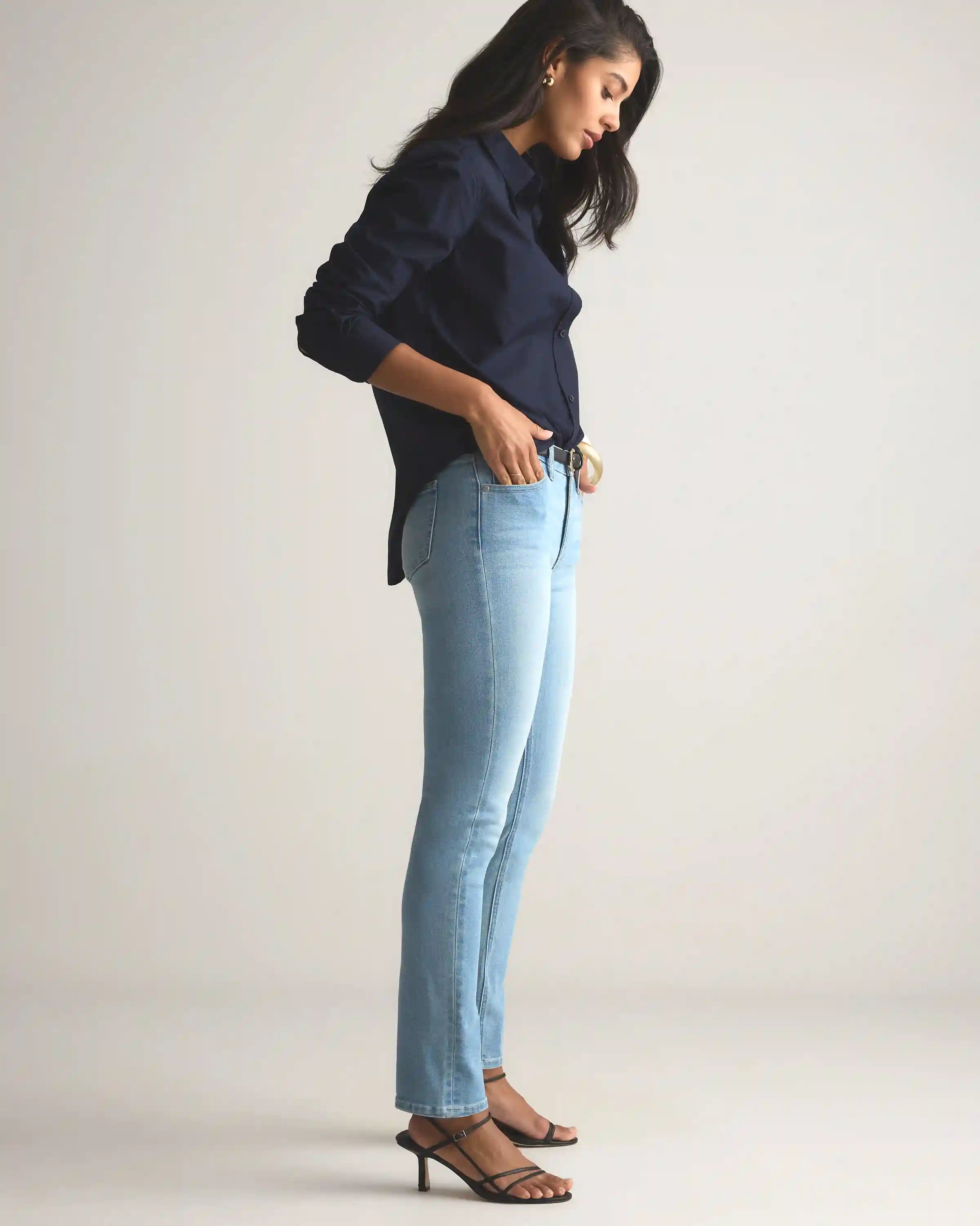 Luna Stretch Slim Straight Jeans