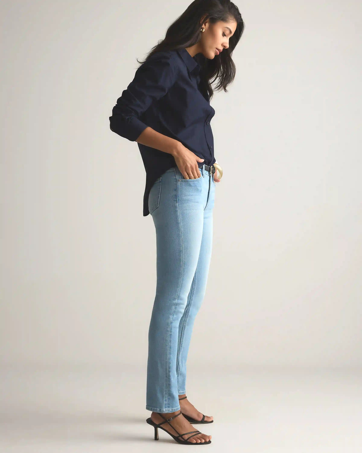 Luna Stretch Slim Straight Jeans