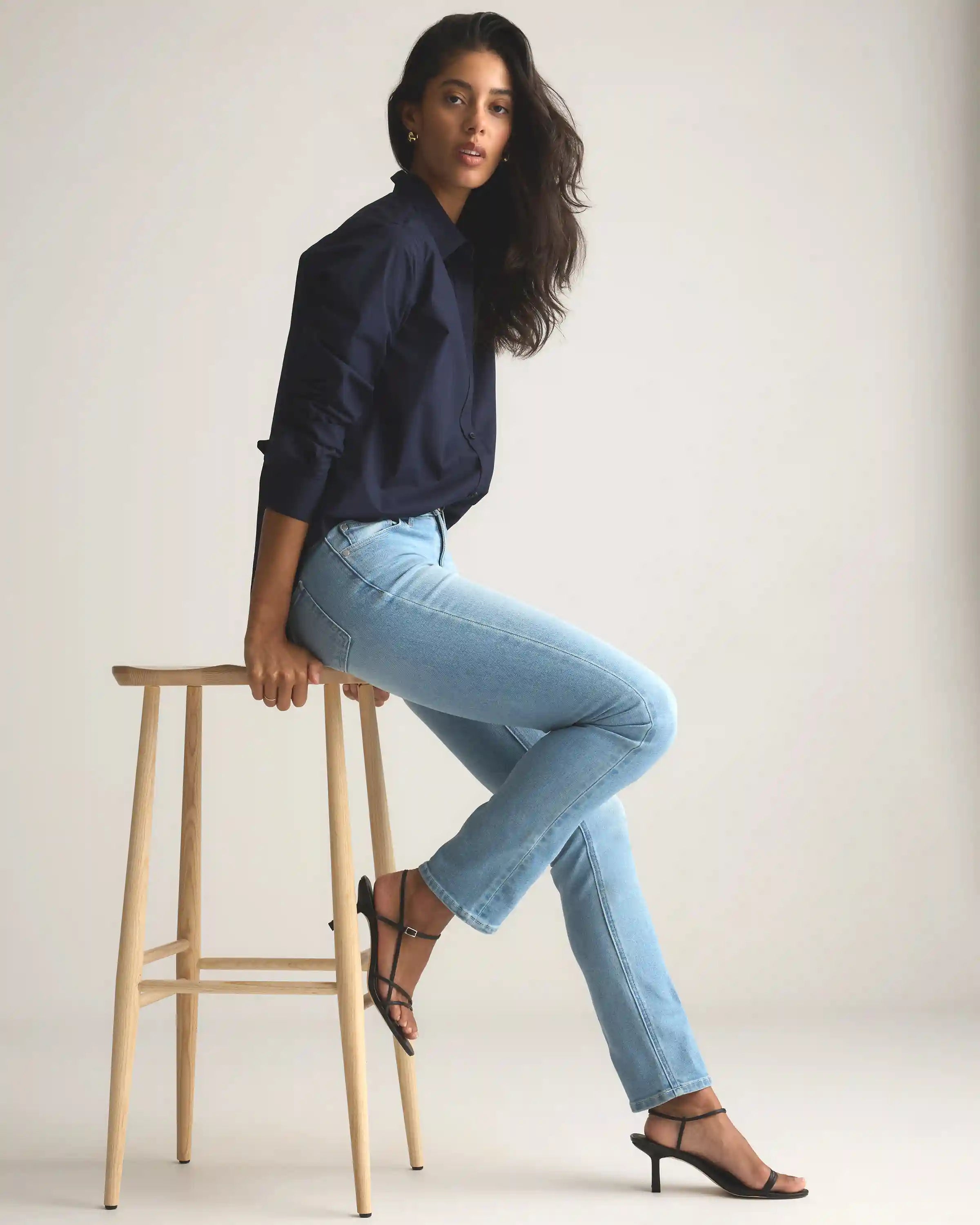 Luna Stretch Slim Straight Jeans