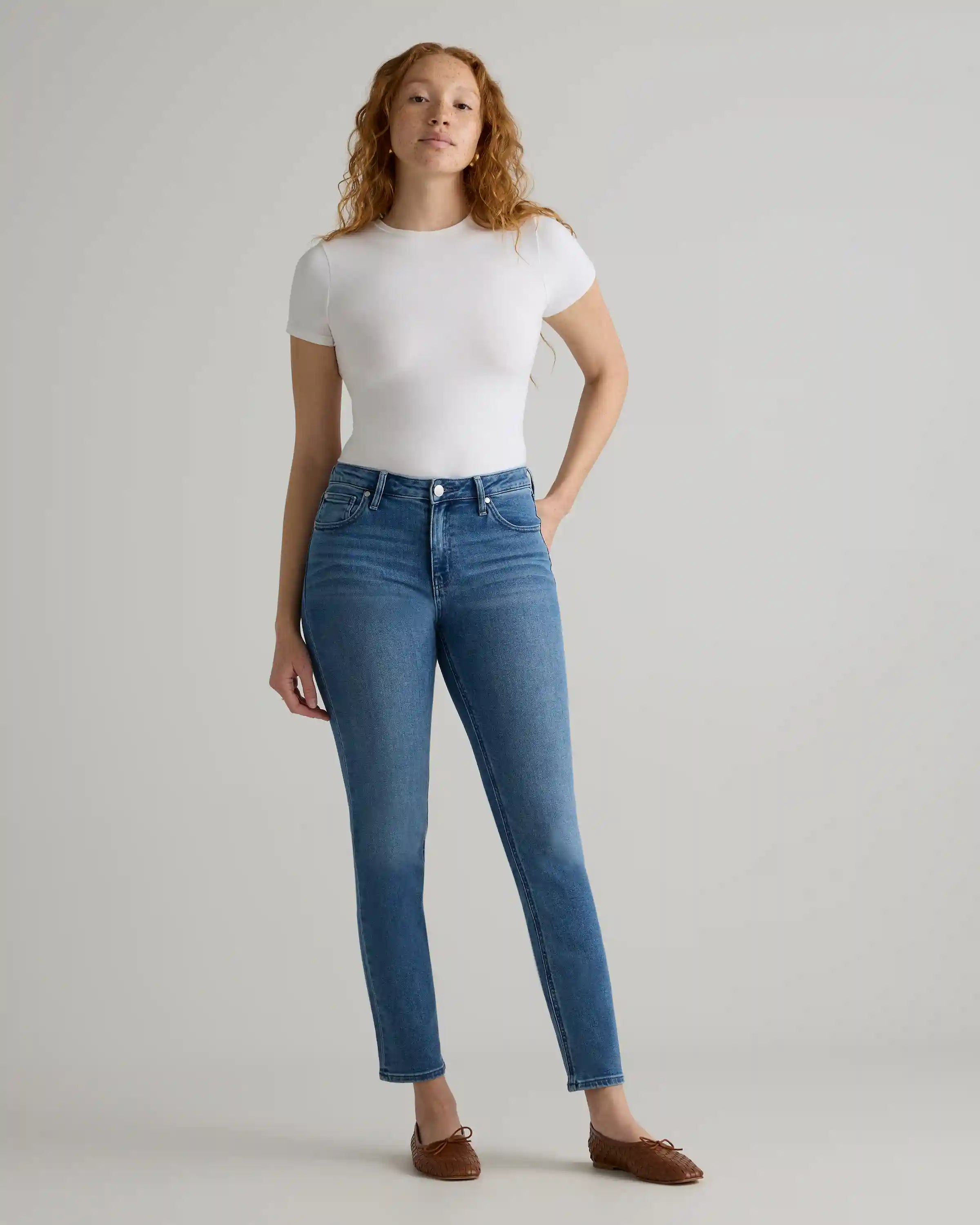 Luna Stretch Slim Straight Jeans