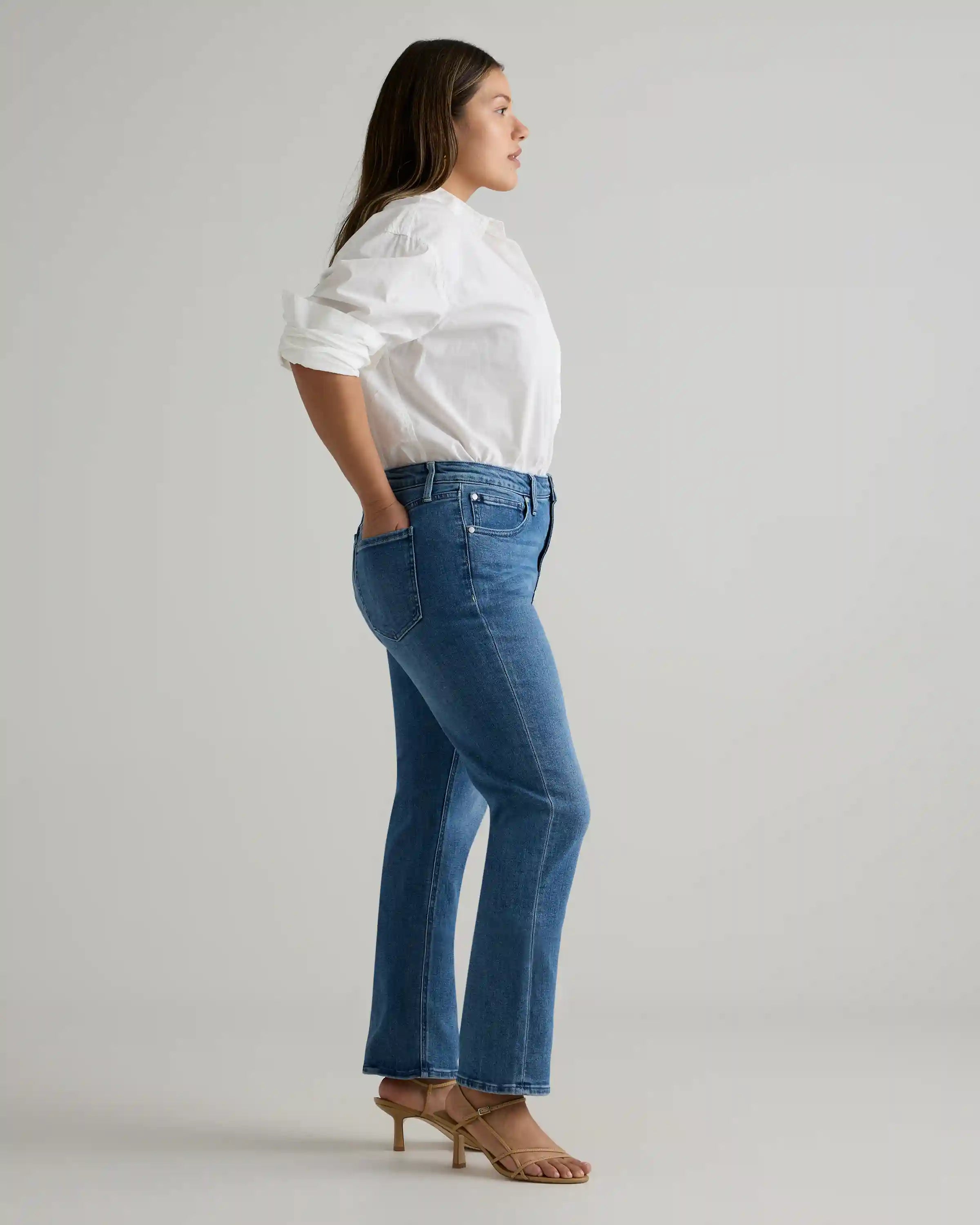 Luna Stretch Slim Straight Jeans