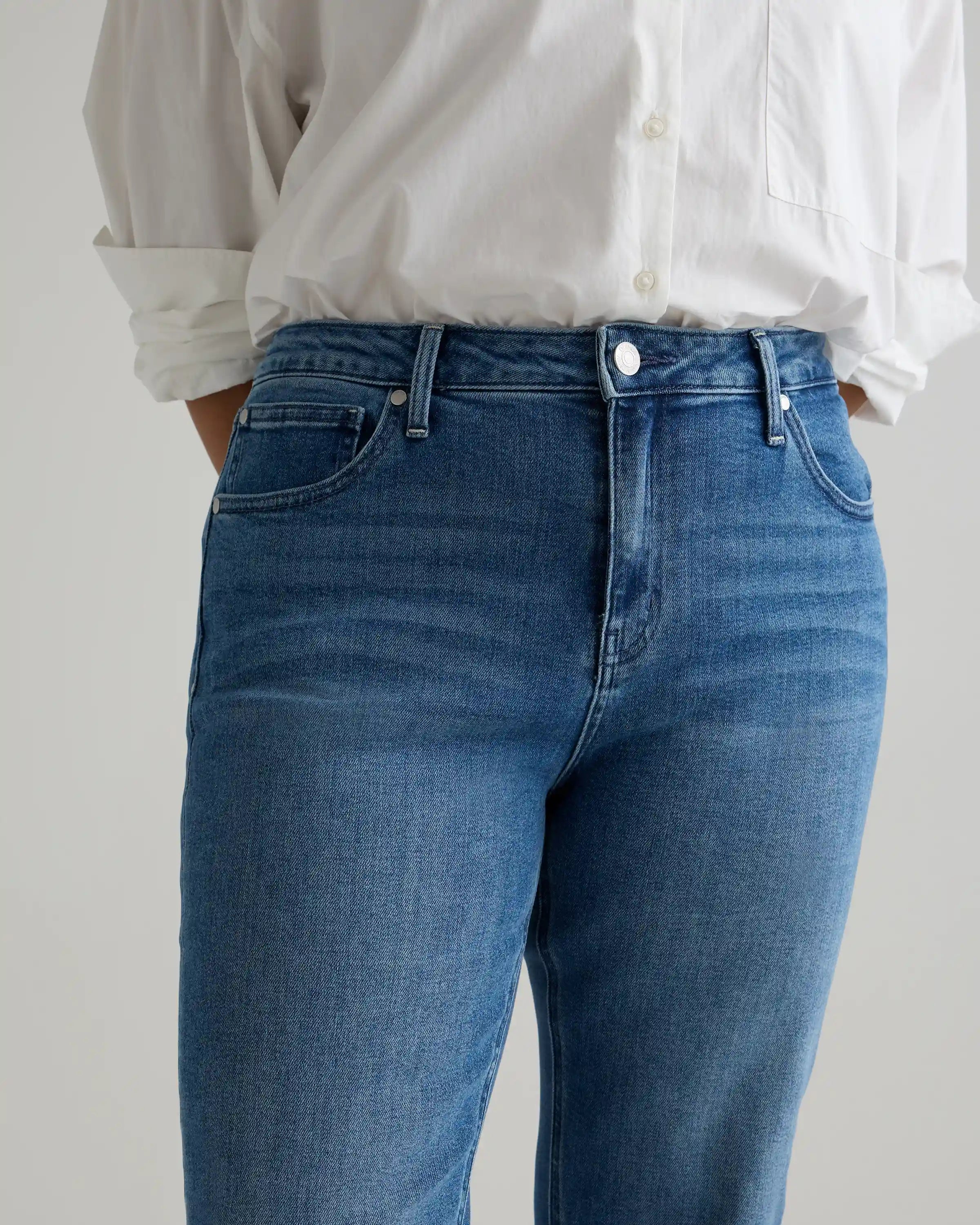 Luna Stretch Slim Straight Jeans