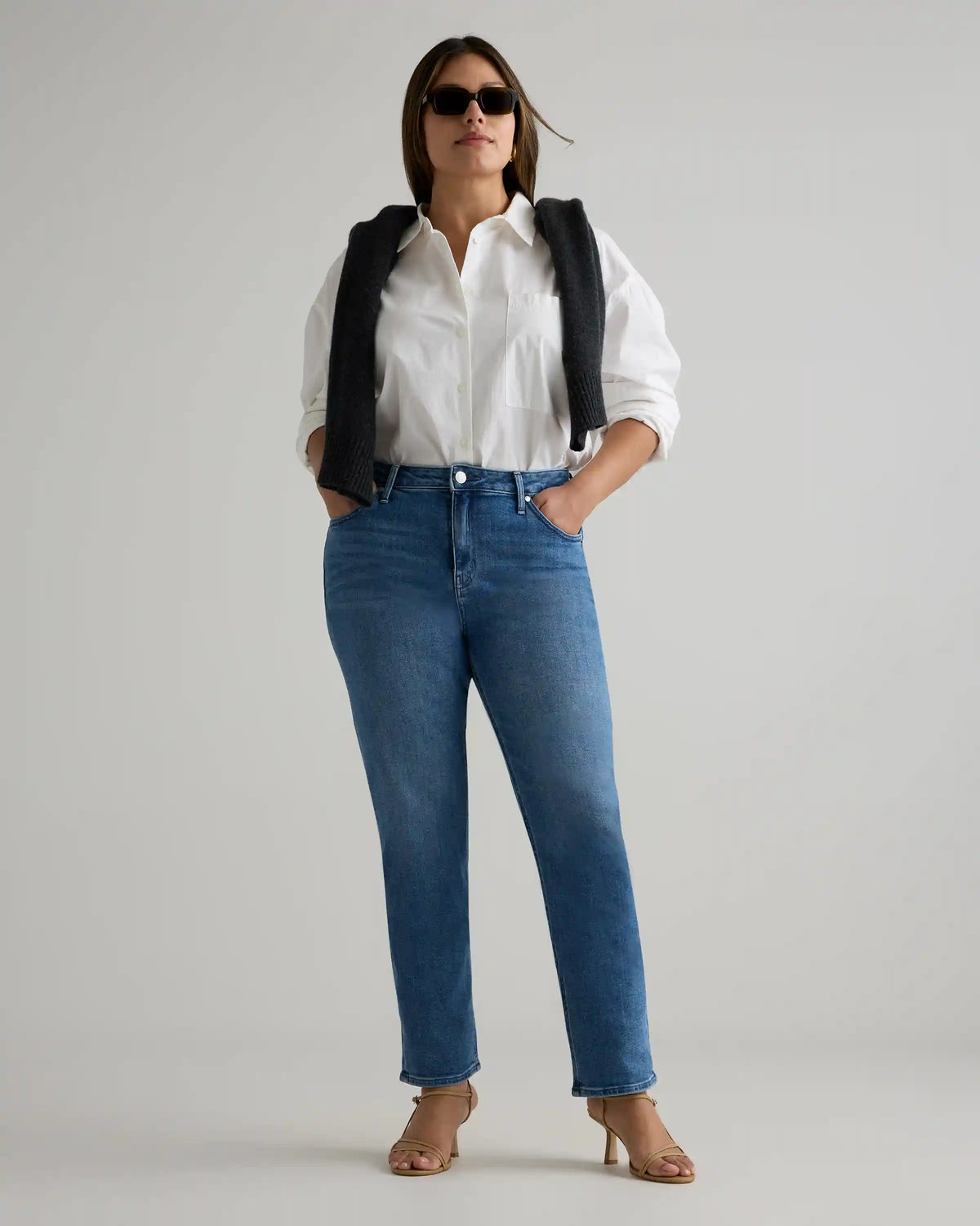 Luna Stretch Slim Straight Jeans