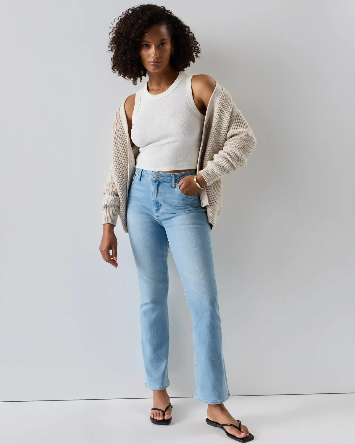 Bella Stretch Kick Flare Jeans