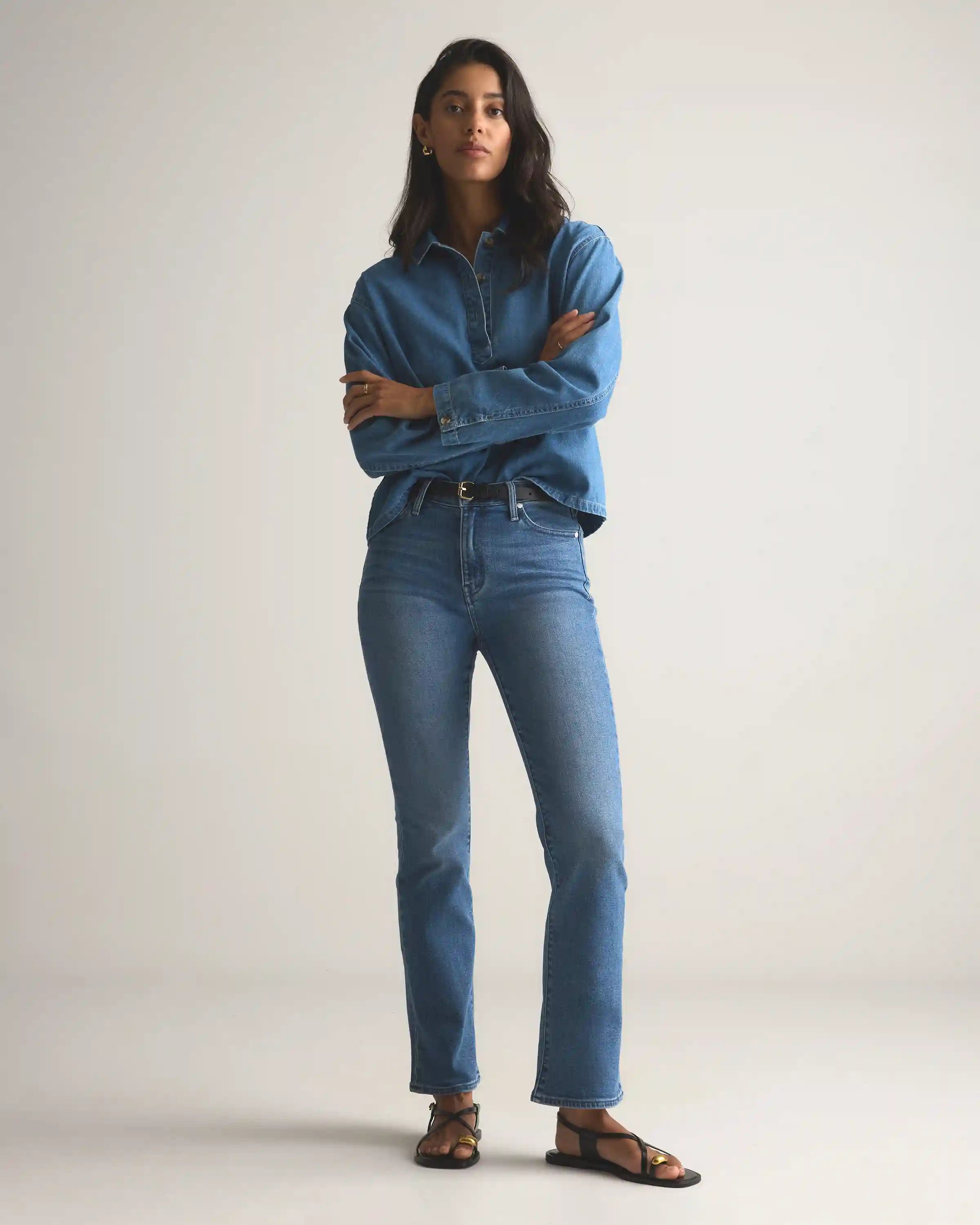 Bella Stretch Kick Flare Jeans