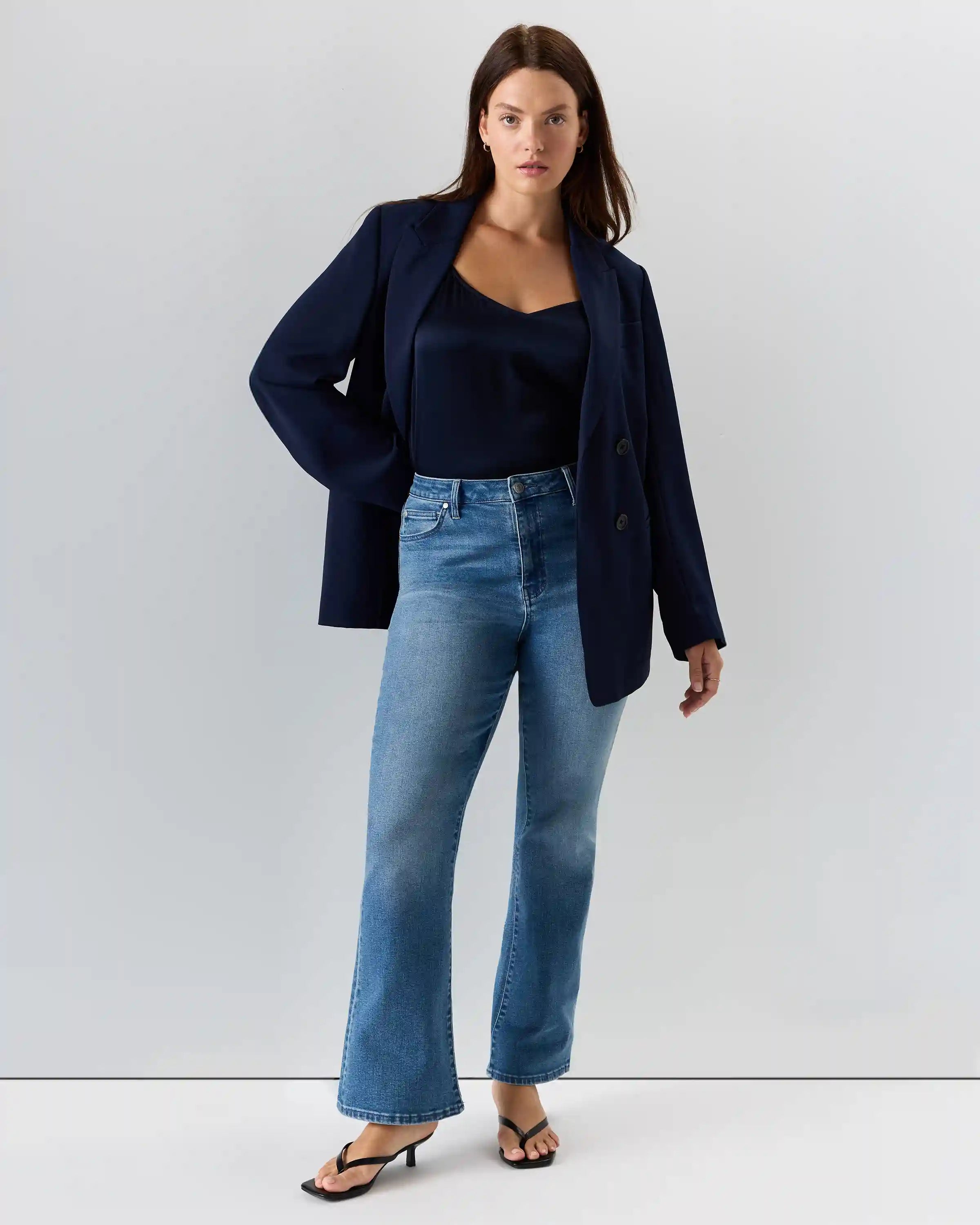 Bella Stretch Kick Flare Jeans