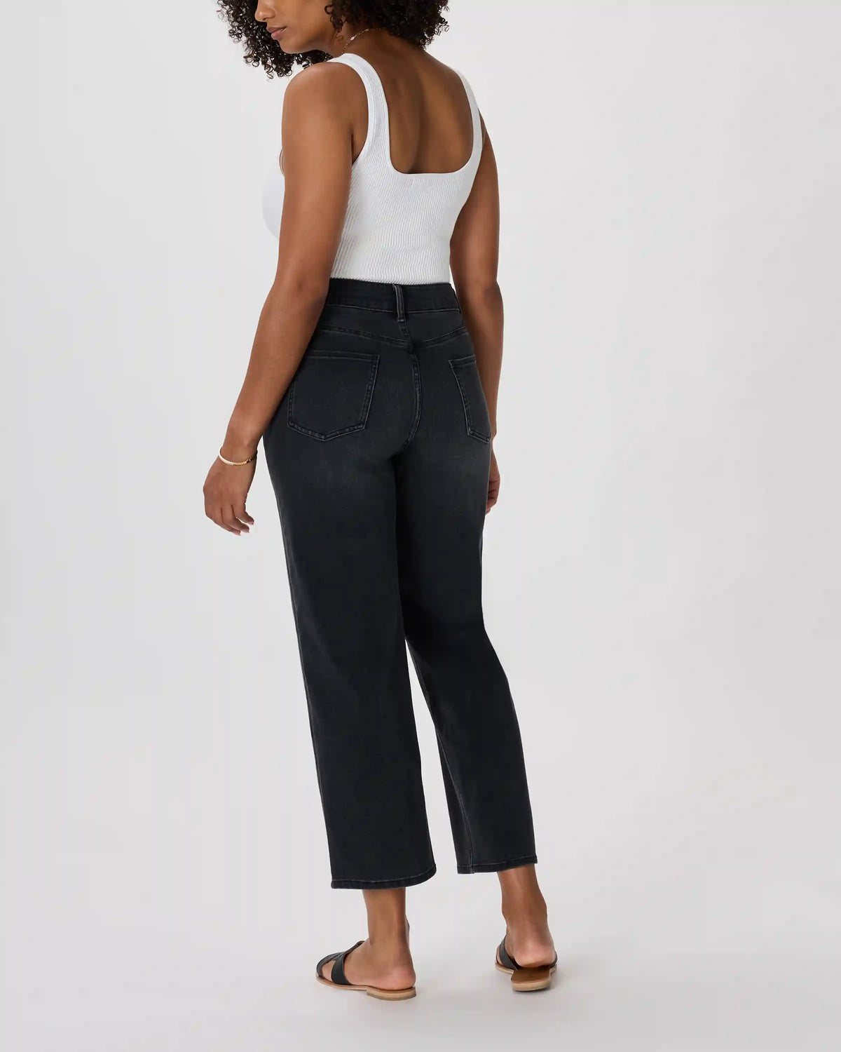 Bella Stretch Patch Pocket Wide Leg Jeans