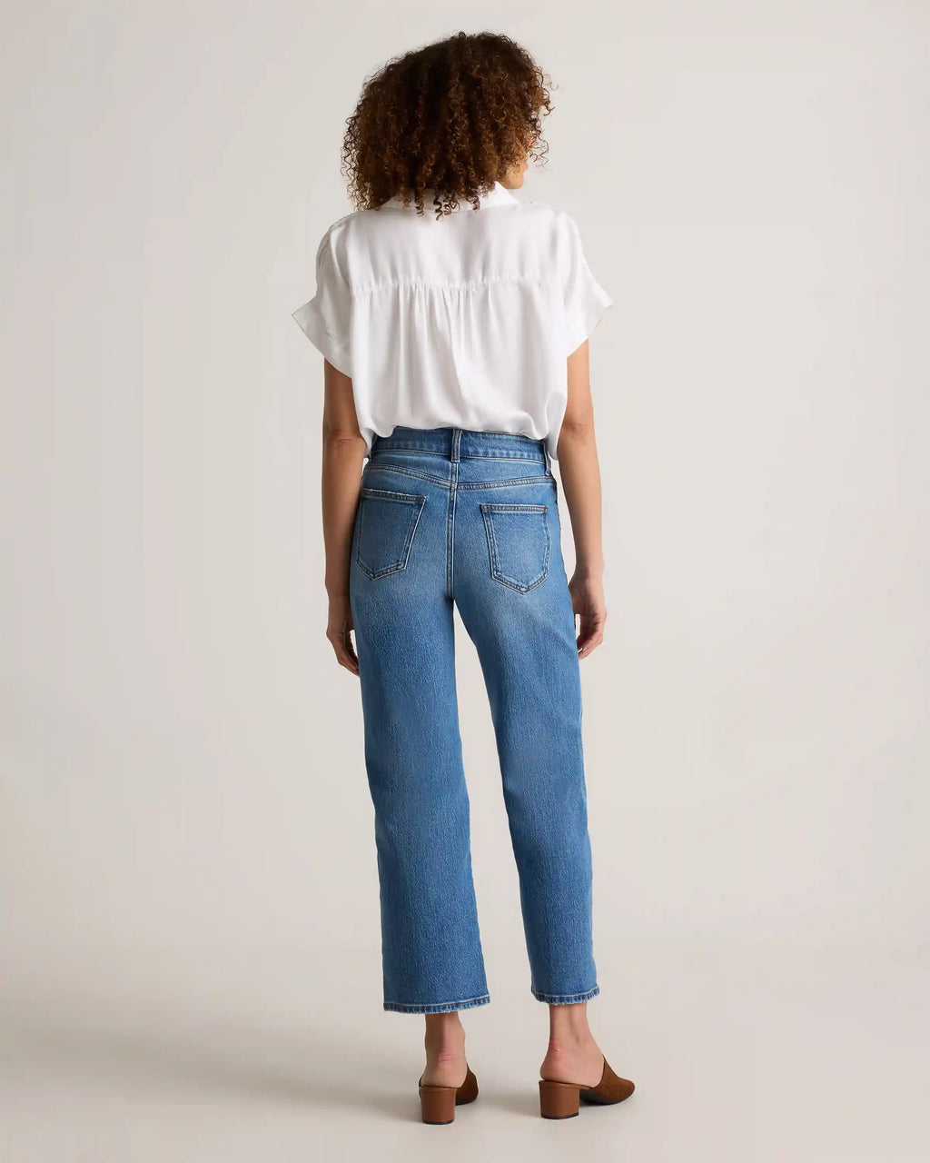 Bella Stretch Cropped Straight Jeans