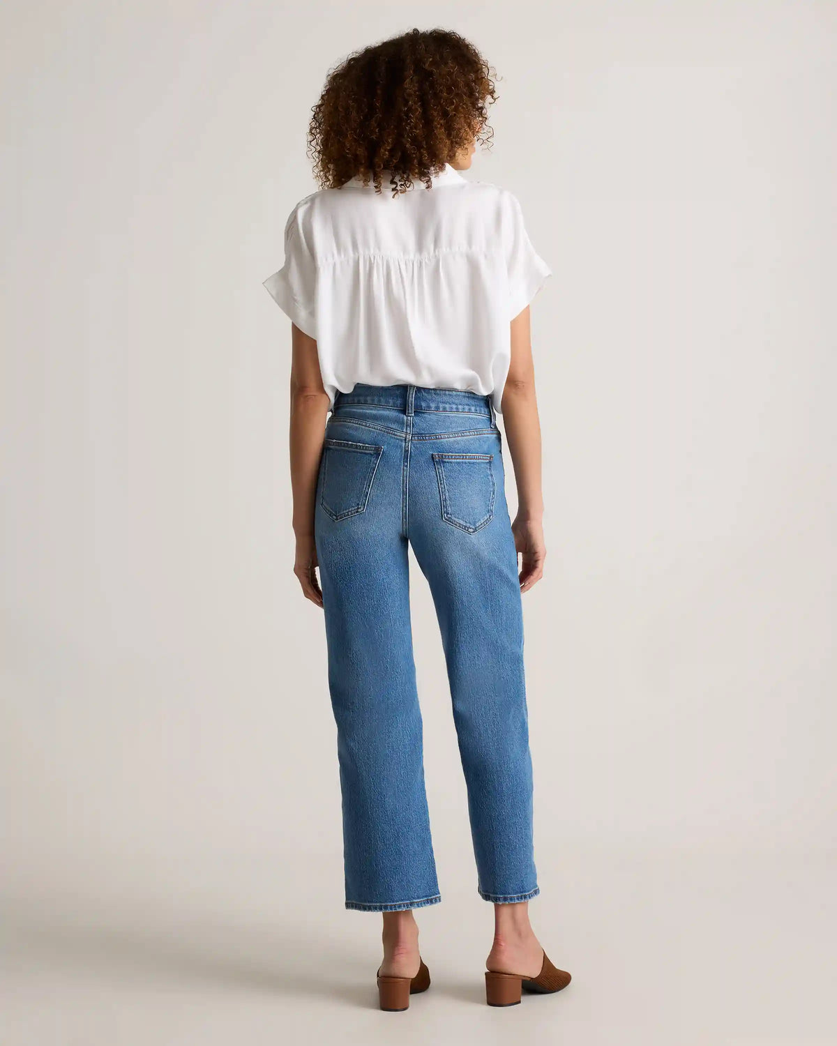 Bella Stretch Cropped Straight Jeans