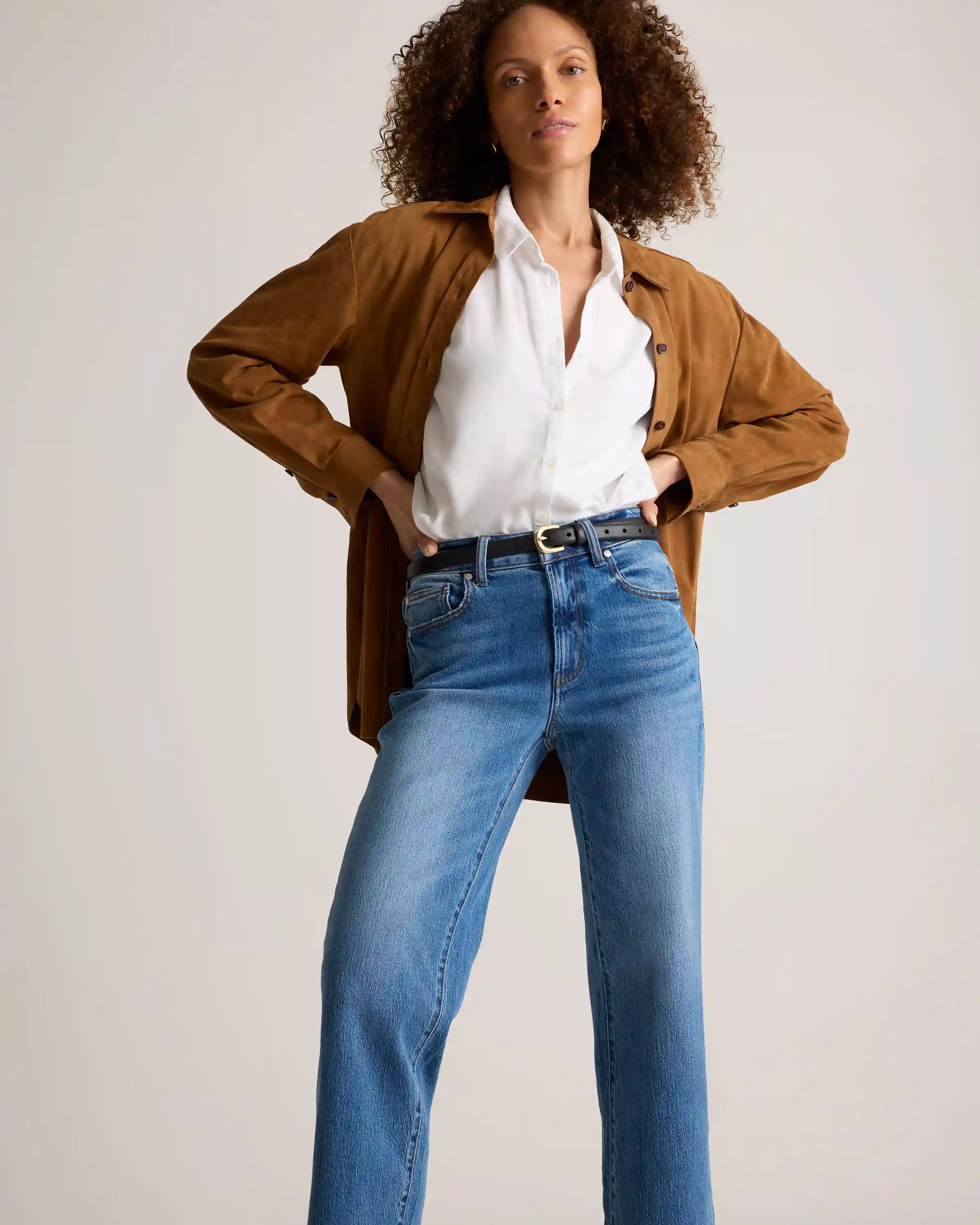 Bella Stretch Cropped Straight Jeans