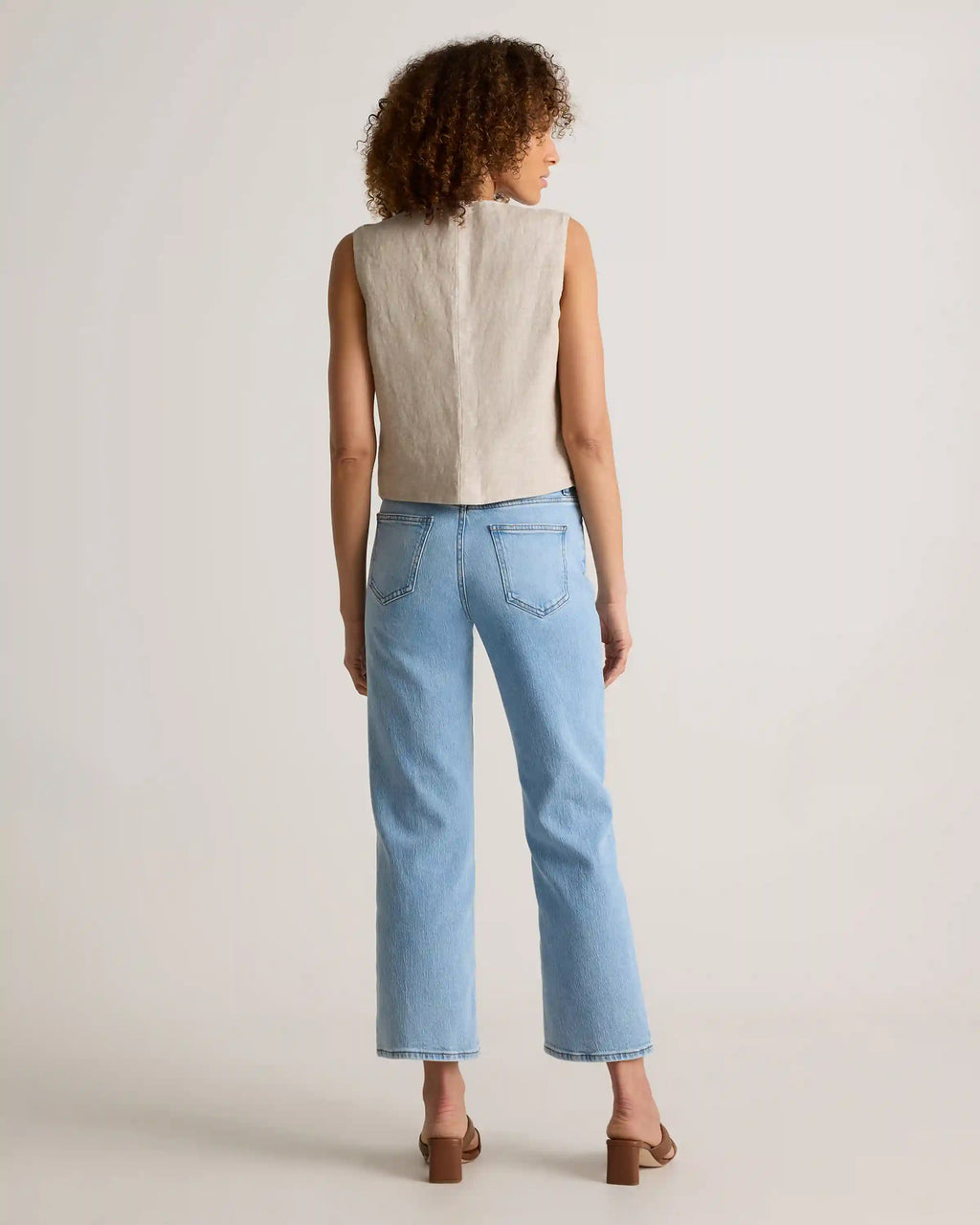 Bella Stretch Cropped Straight Jeans