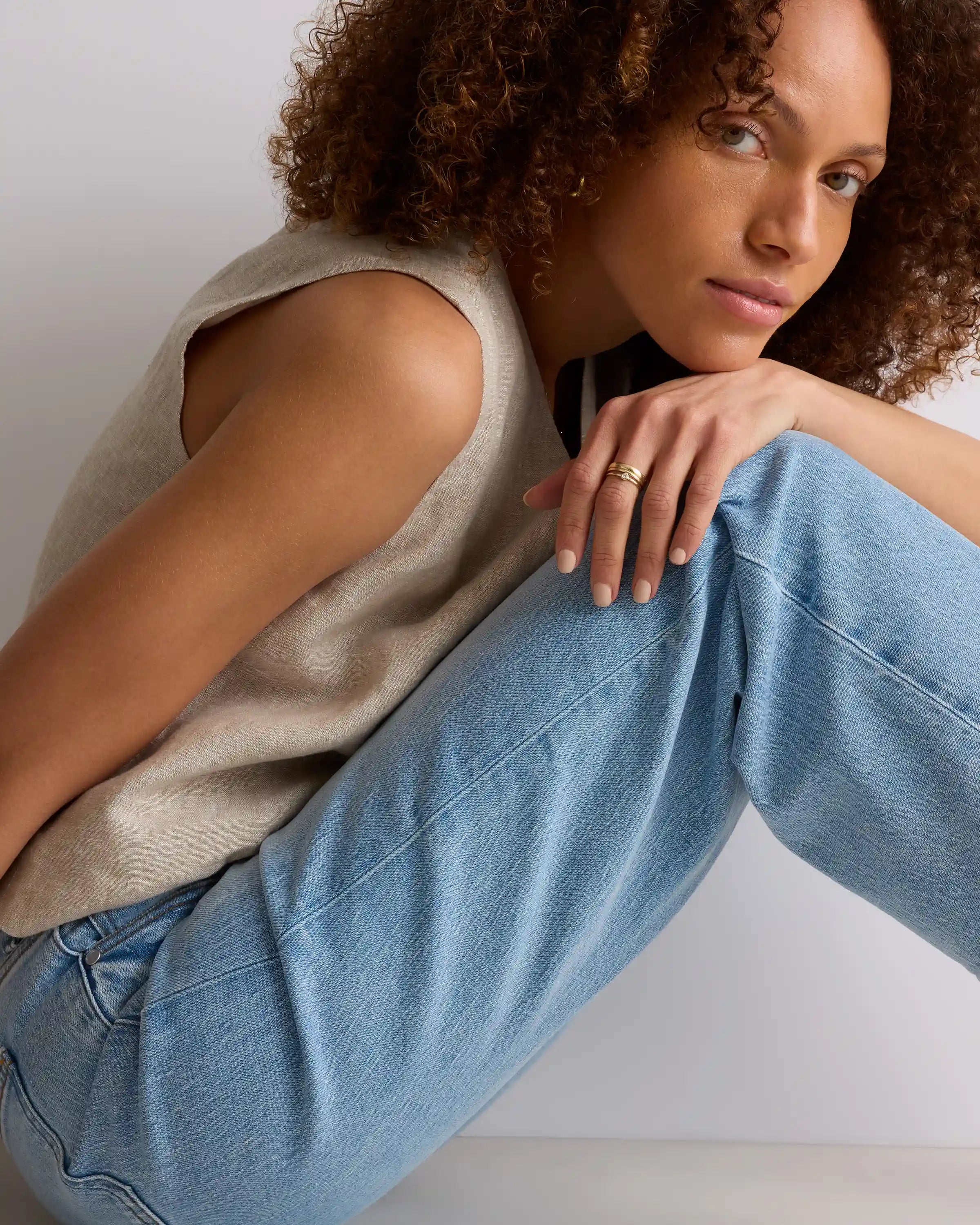 Bella Stretch Cropped Straight Jeans
