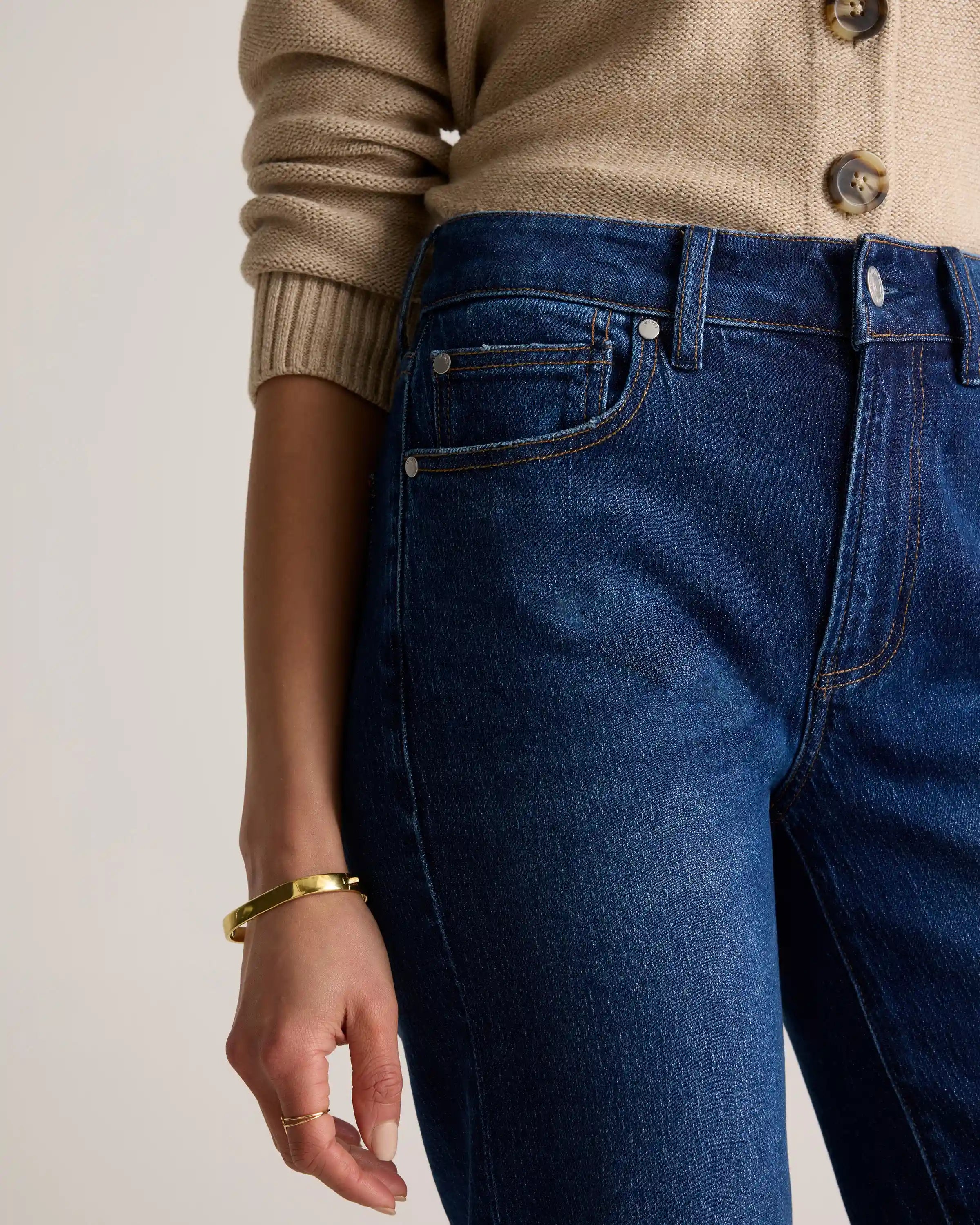 Bella Stretch Cropped Straight Jeans