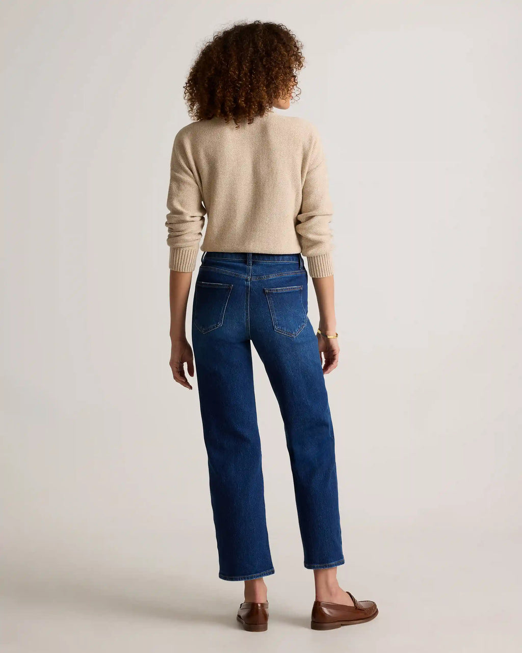 Bella Stretch Cropped Straight Jeans