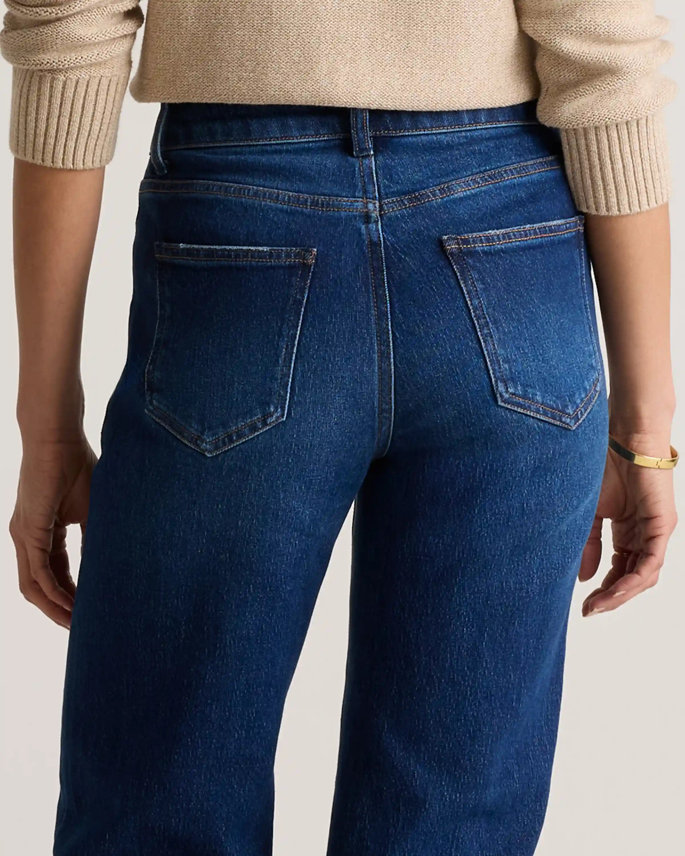 Bella Stretch Cropped Straight Jeans