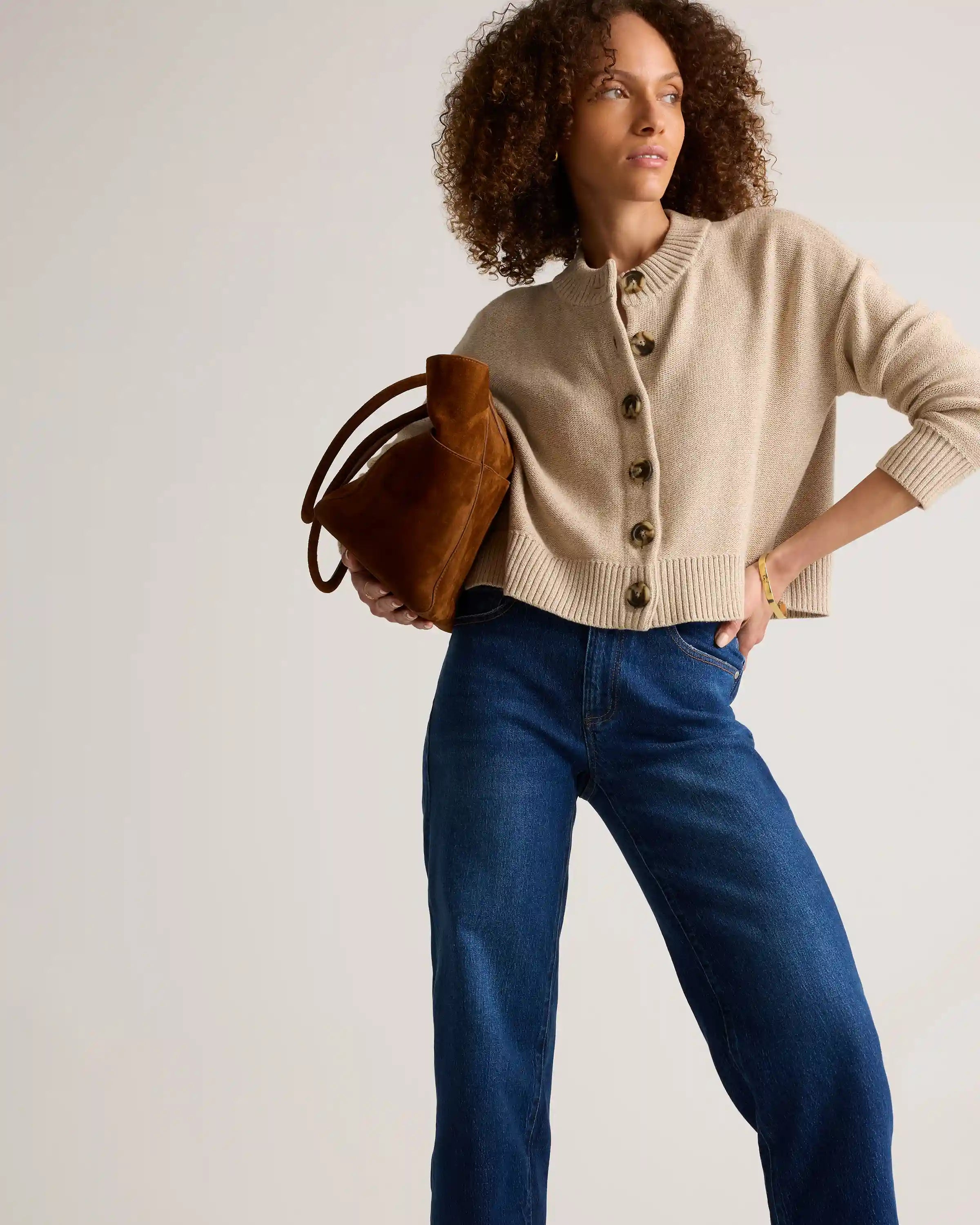 Bella Stretch Cropped Straight Jeans