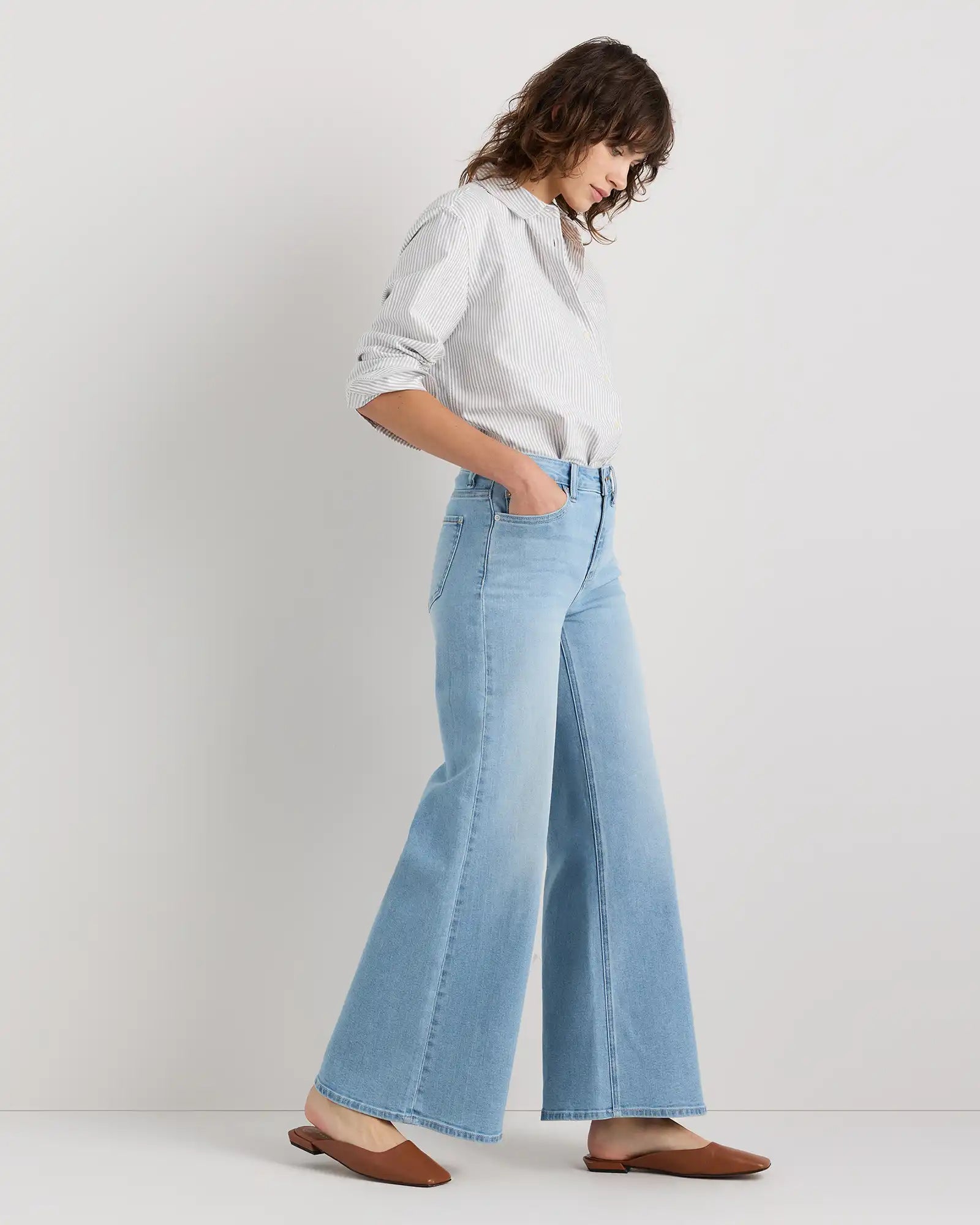 Bella Stretch Palazzo Jeans