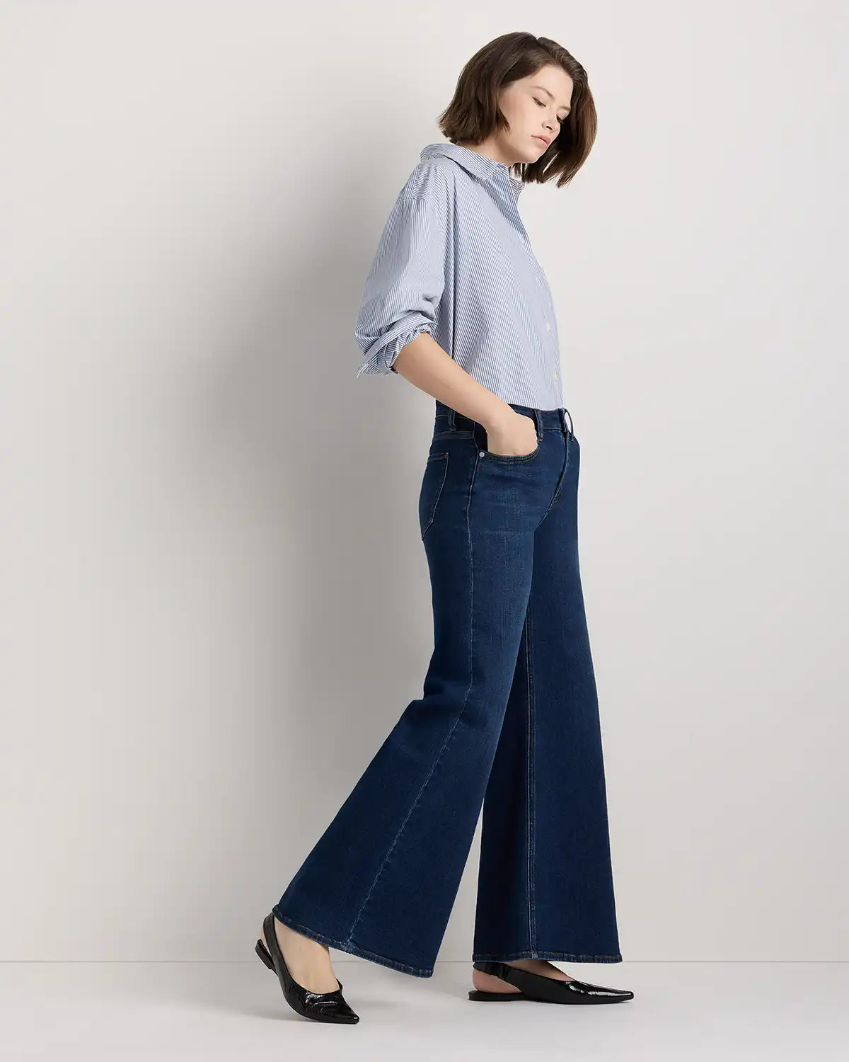 Bella Stretch Palazzo Jeans