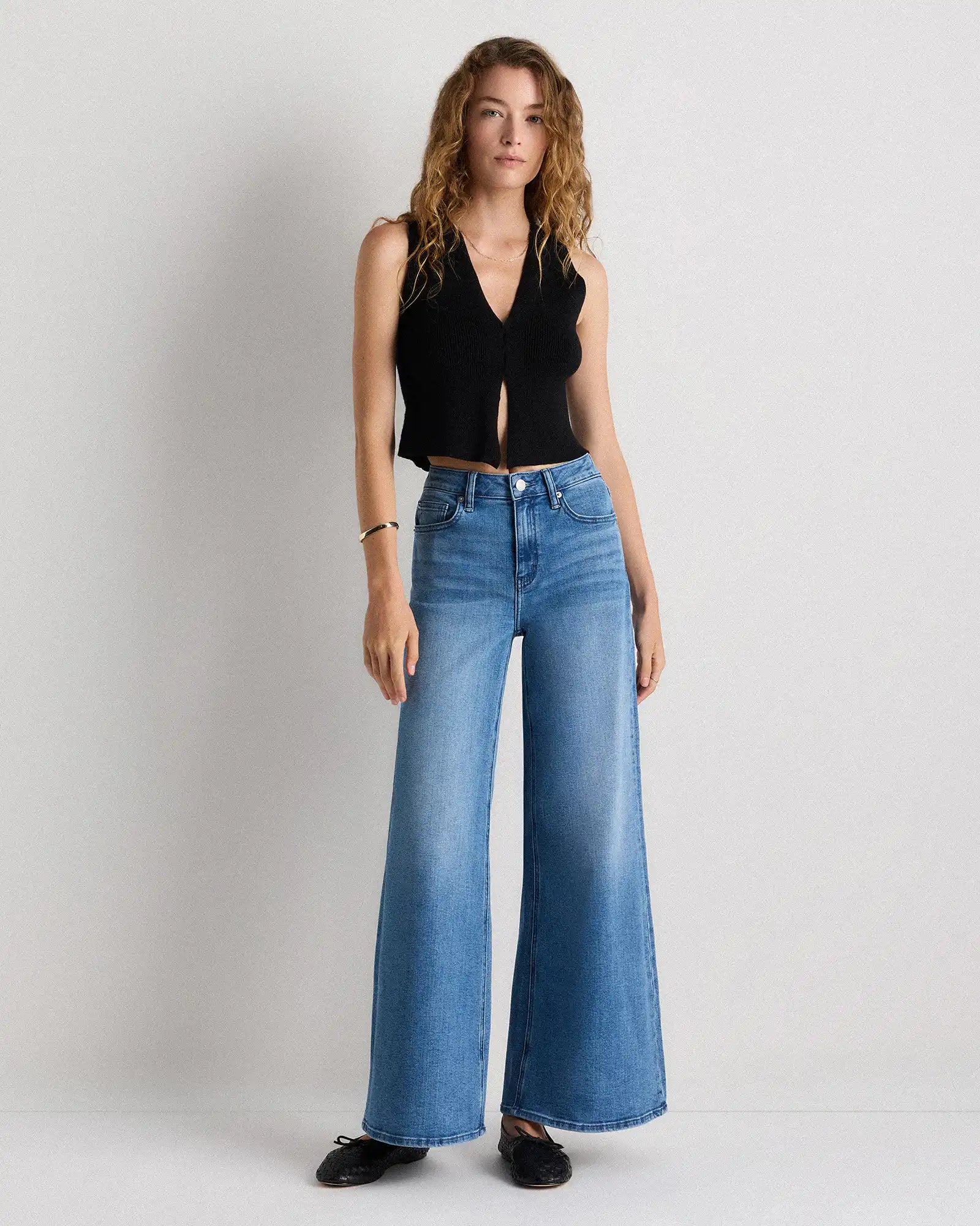 Bella Stretch Palazzo Jeans