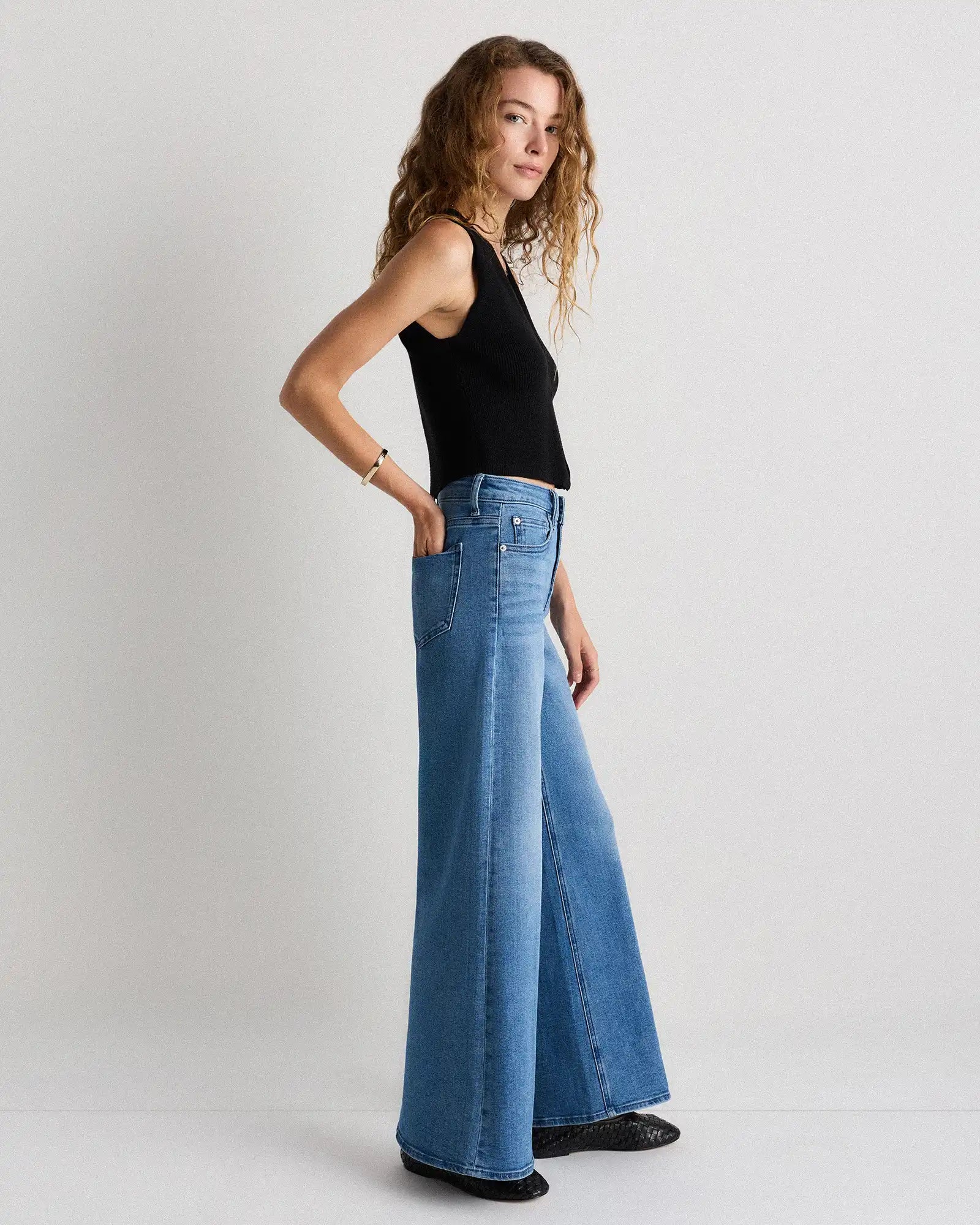 Bella Stretch Palazzo Jeans