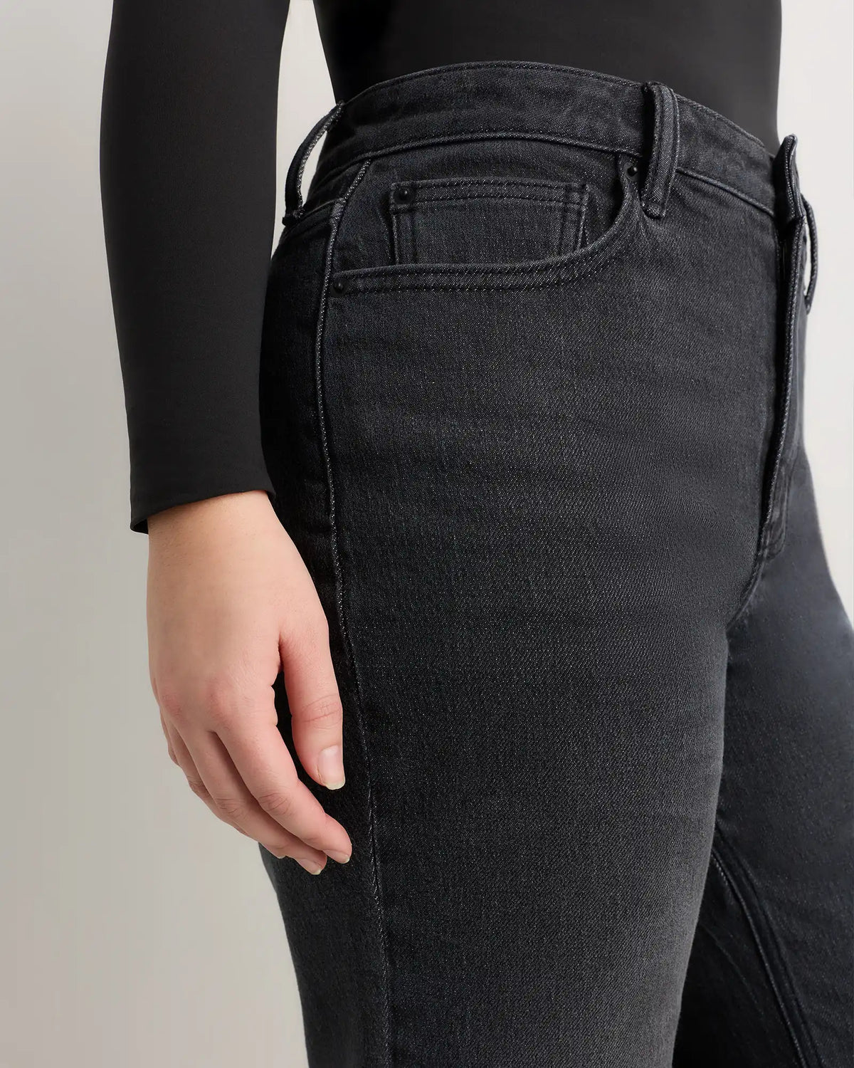 Curvy Bella Stretch Relaxed Straight Jeans