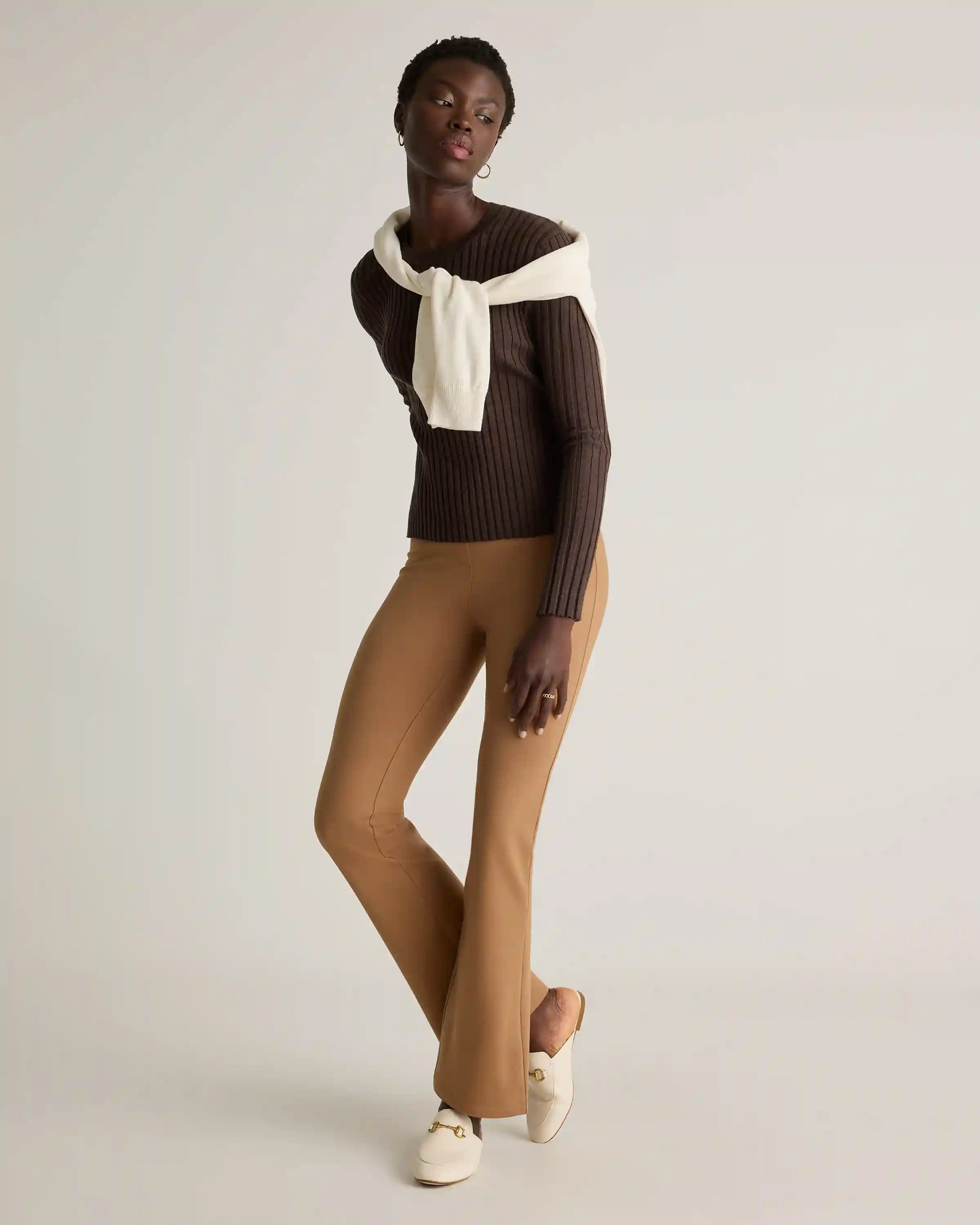 Ultra-Stretch Ponte Bootcut Pants