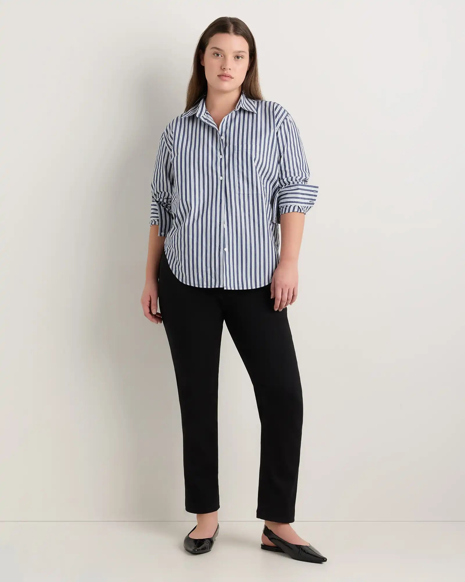 Curvy Bella Stretch Straight Jeans