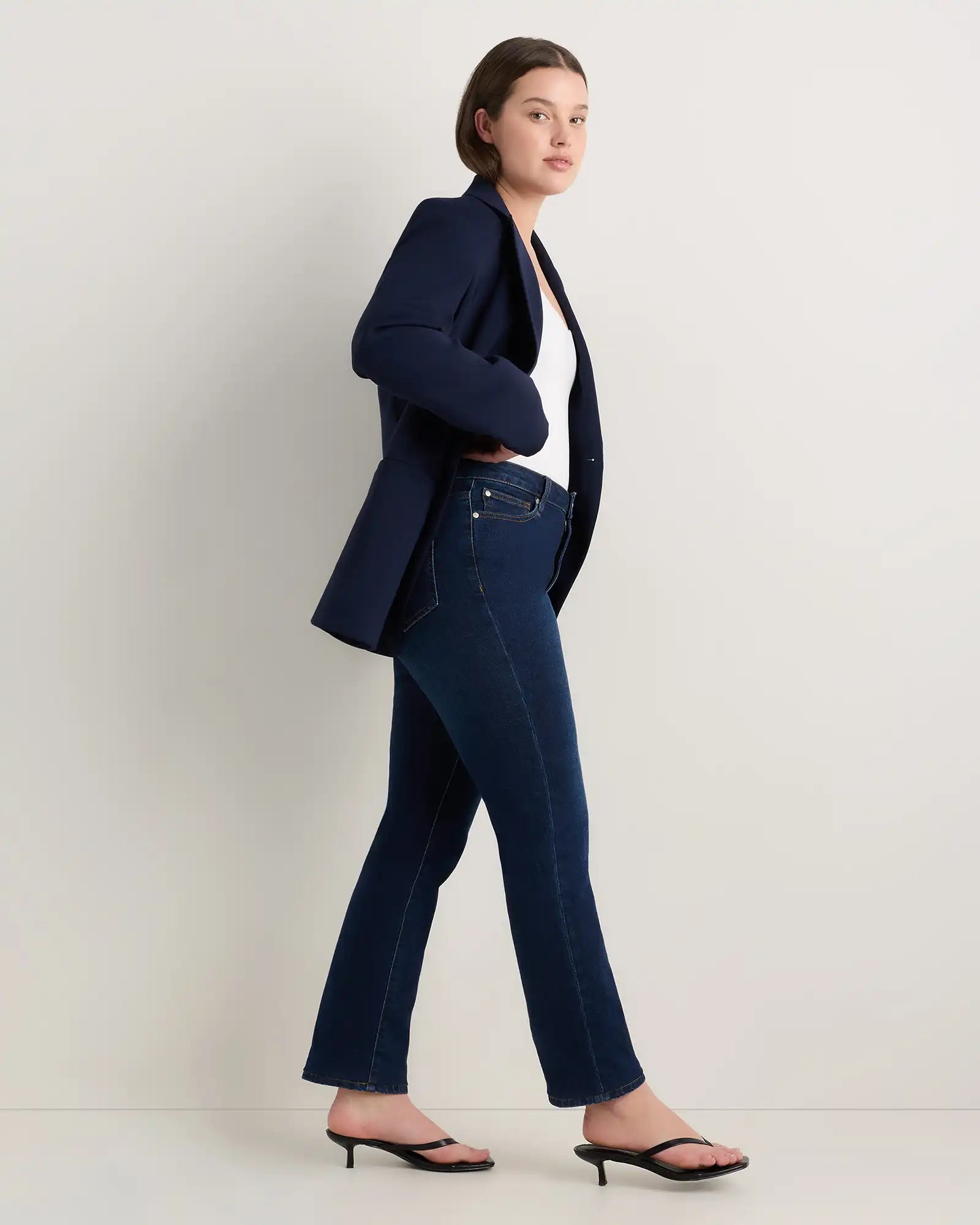 Curvy Bella Stretch Straight Jeans