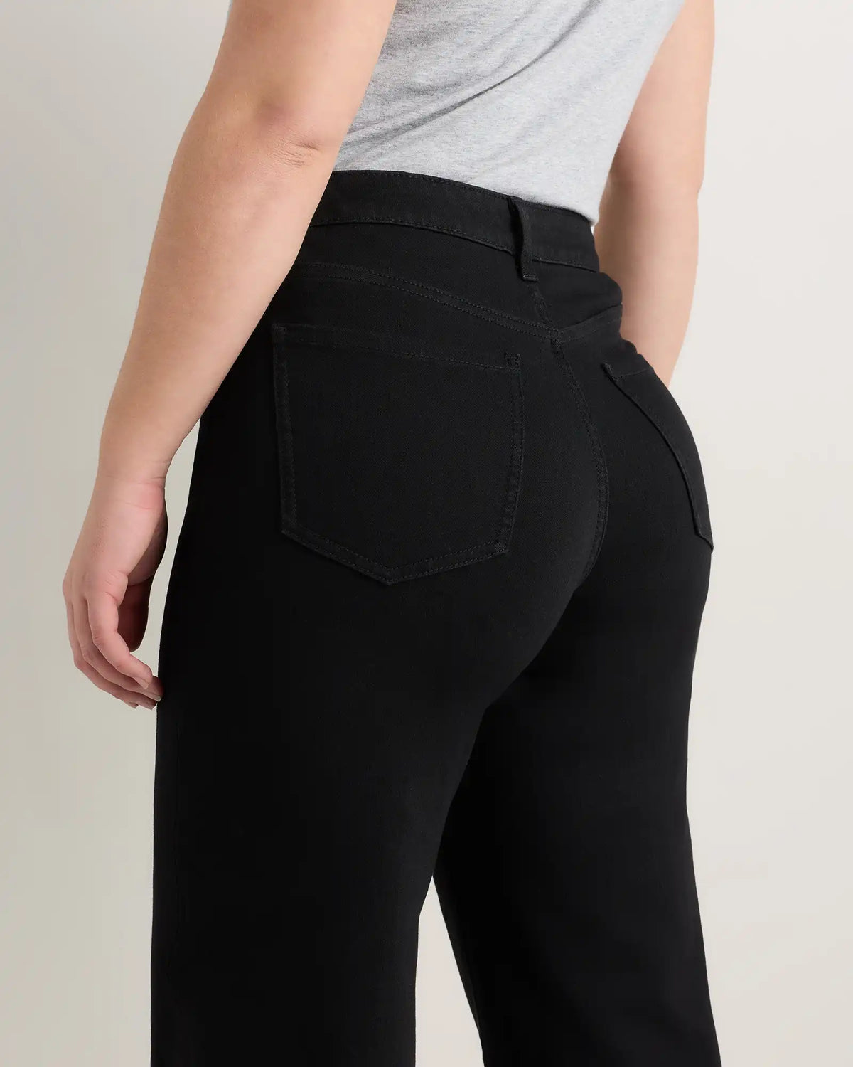 Curvy Bella Stretch Wide Leg Jeans